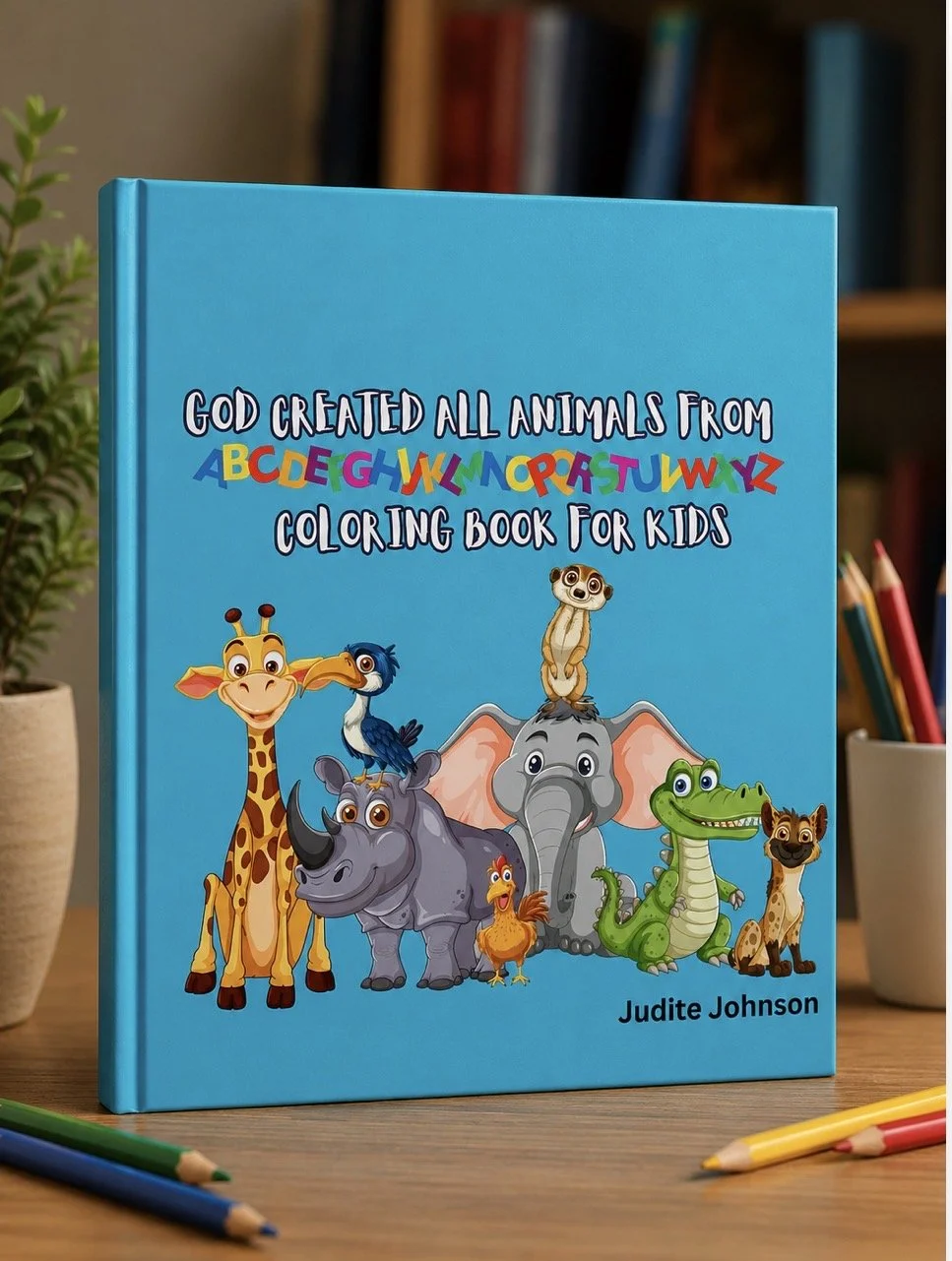 God Created All Animals from "ABCDEFGHIJKLMNOPQRSTUVWXYZ" coloring Book for Kids