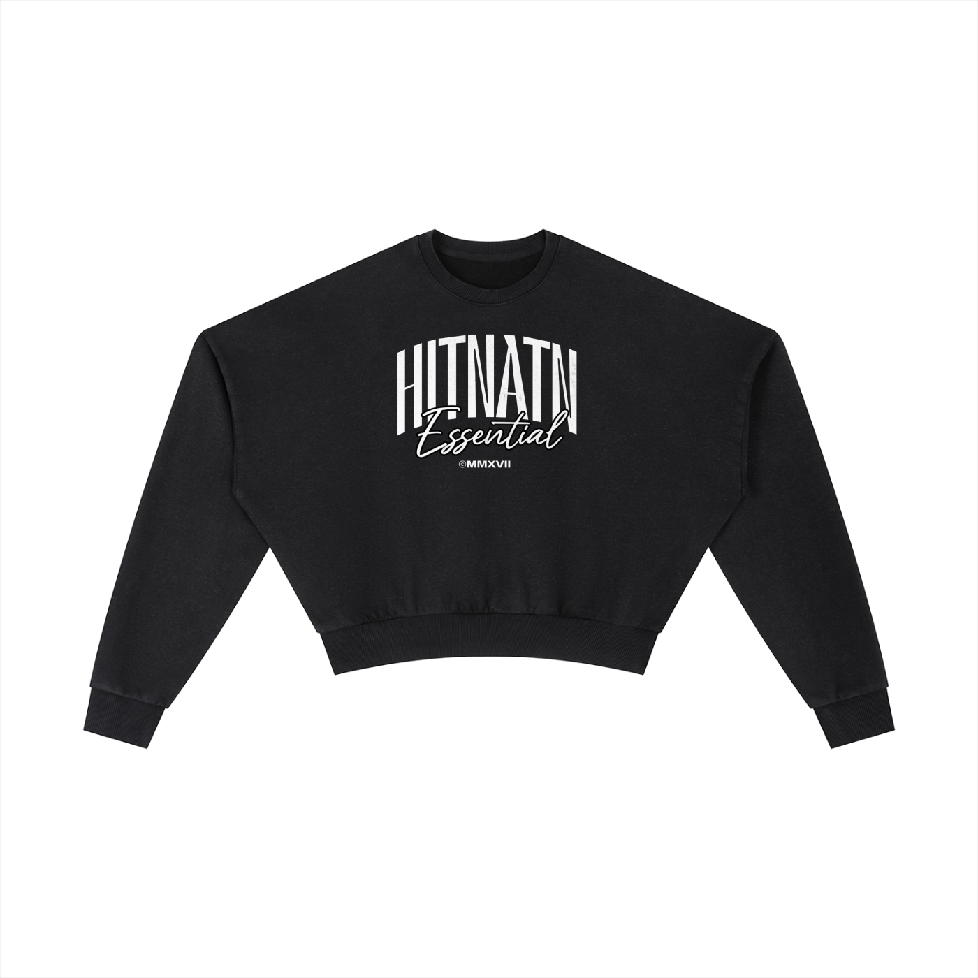 HN Essential Vintage Washed Cropped Sweatshirt