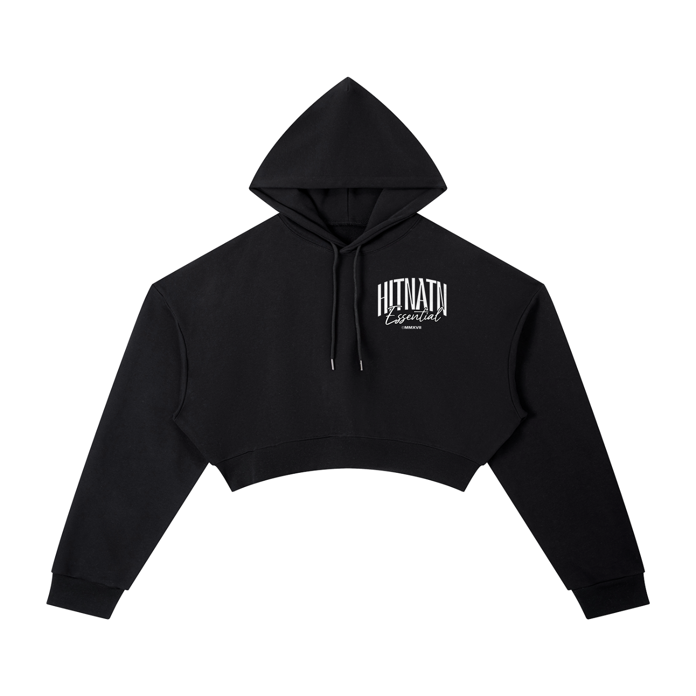 HN Essential Cropped Hoodie