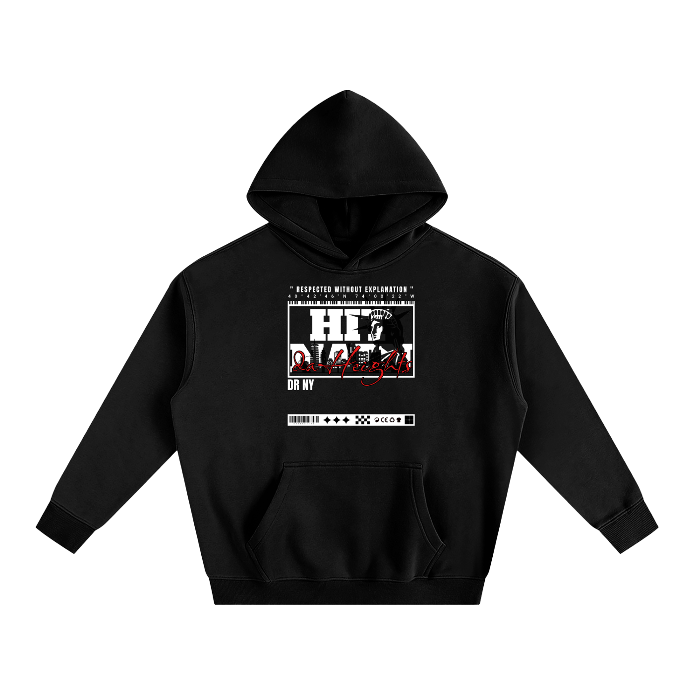 HTNTN NYC Oversize Fleeced Hoodie