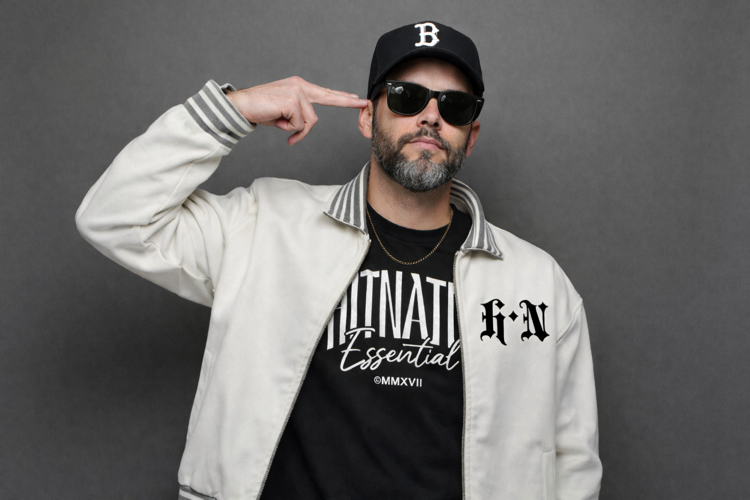 HN Roman Striped Rib Collar Zip Jacket.png