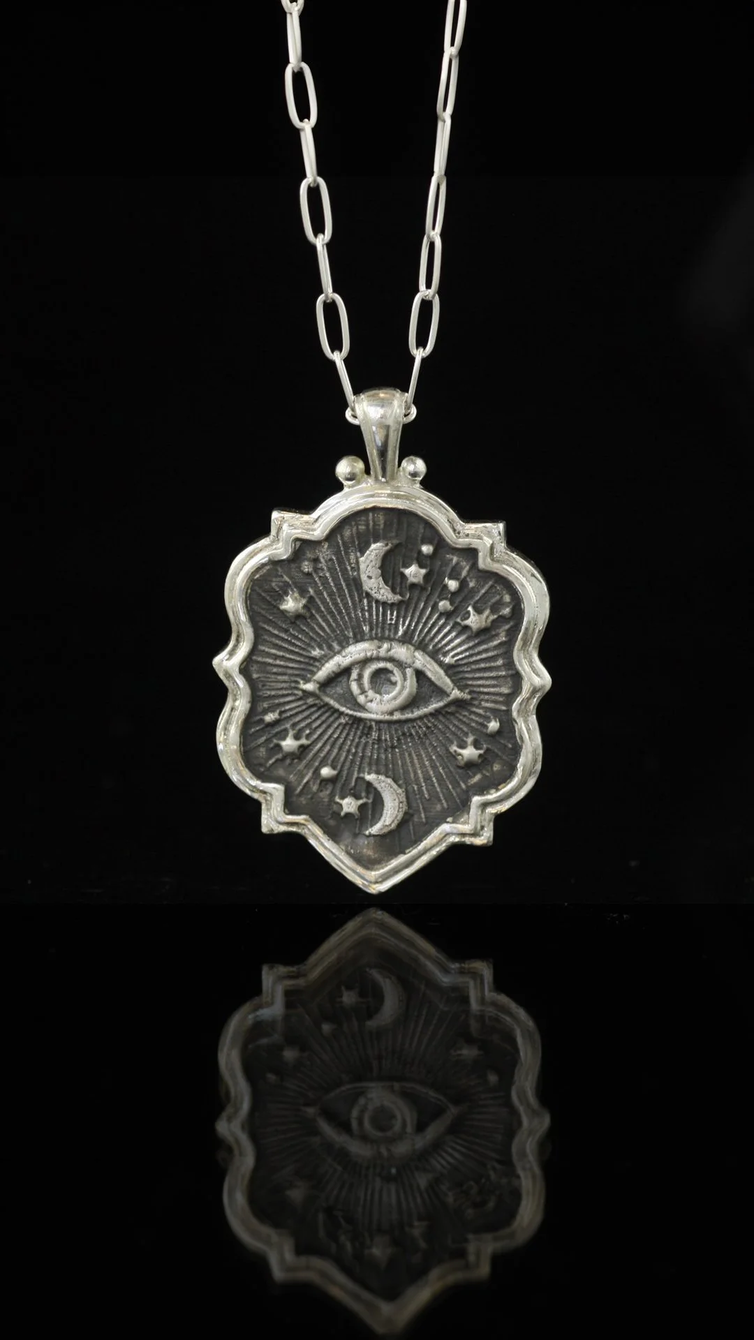 Seeing Eye Pendant in Silver
