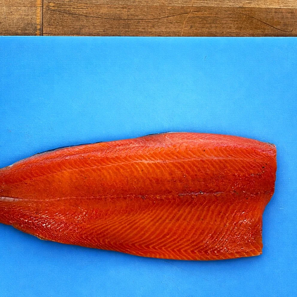 If you&rsquo;ve been with us a while, you&rsquo;ll recognize this guy. Our beautiful Ora King gravlax is back tomorrow (Friday) at all locations. One day only. While supplies last. That sort of thing. I&rsquo;ll out myself and admit that this was sup