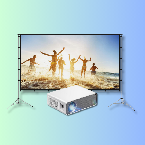 Movie Projector & Screen