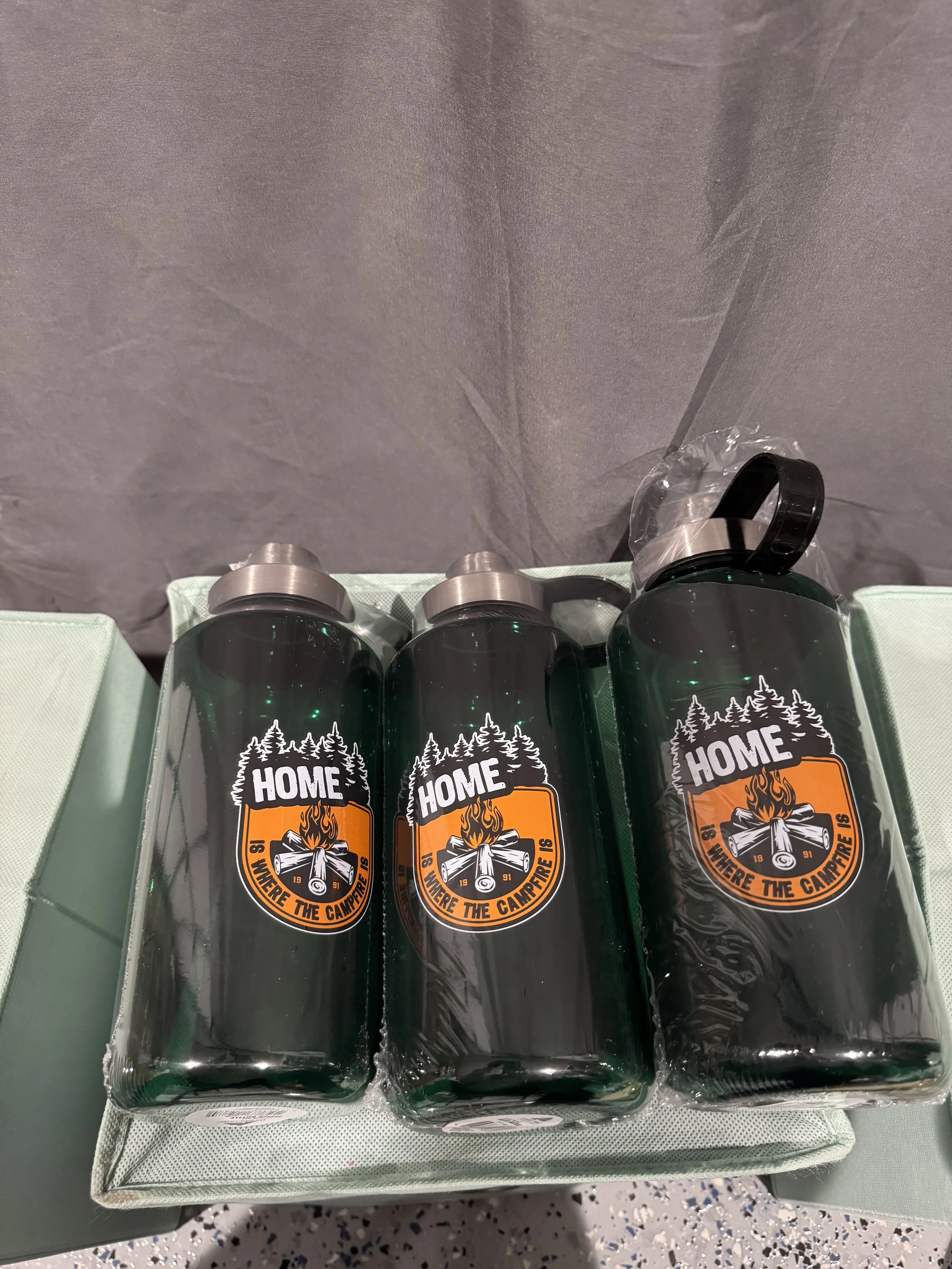 SET OF 3 WATER BOTTLES