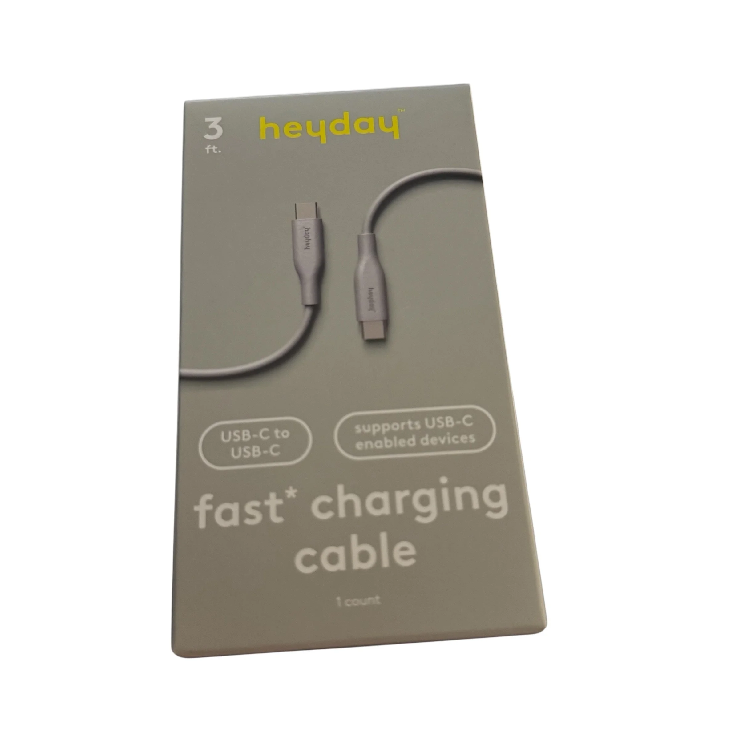 FAST CHARGING CABLE. C TTO C. 3 FT