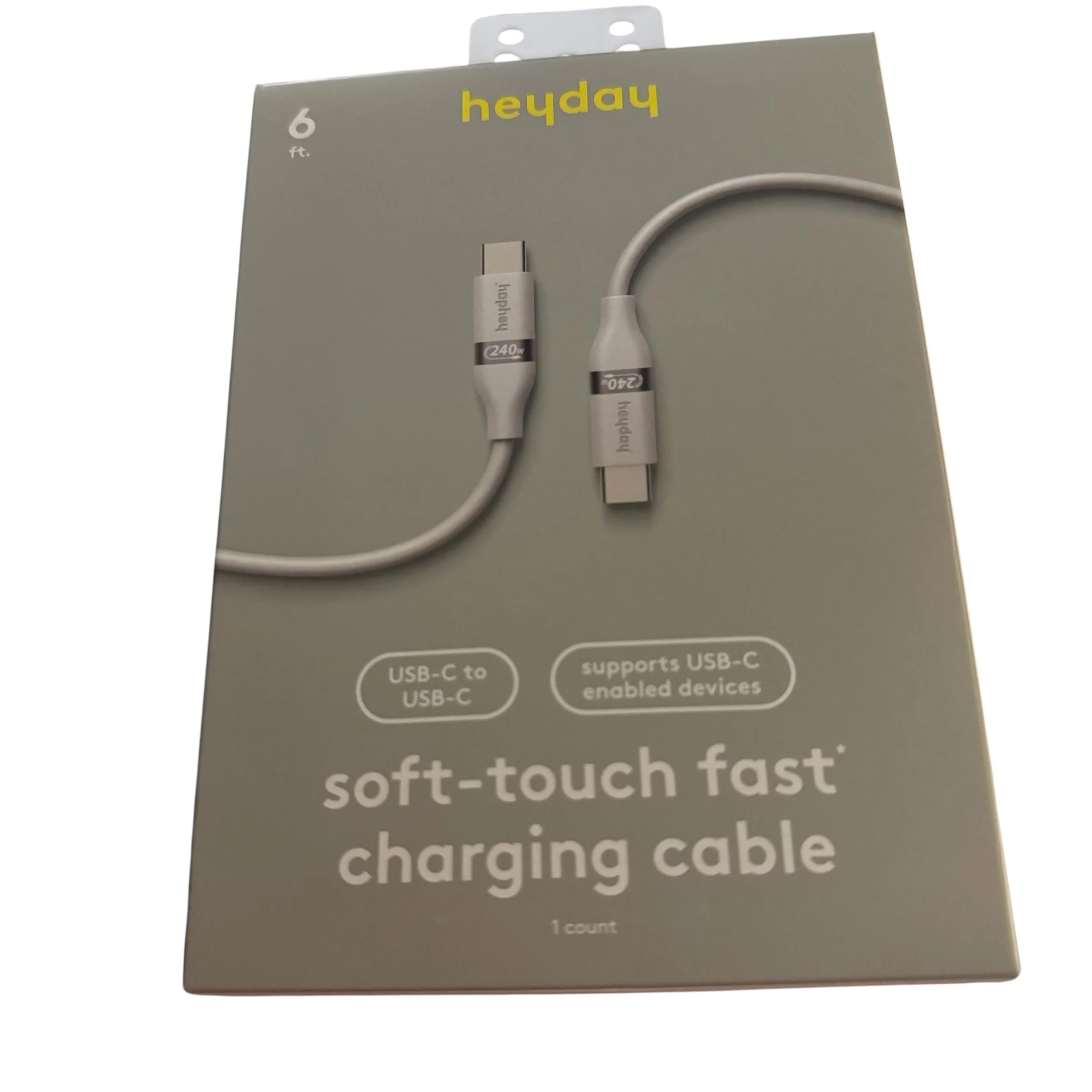 Fast charging cable 6ft c to c