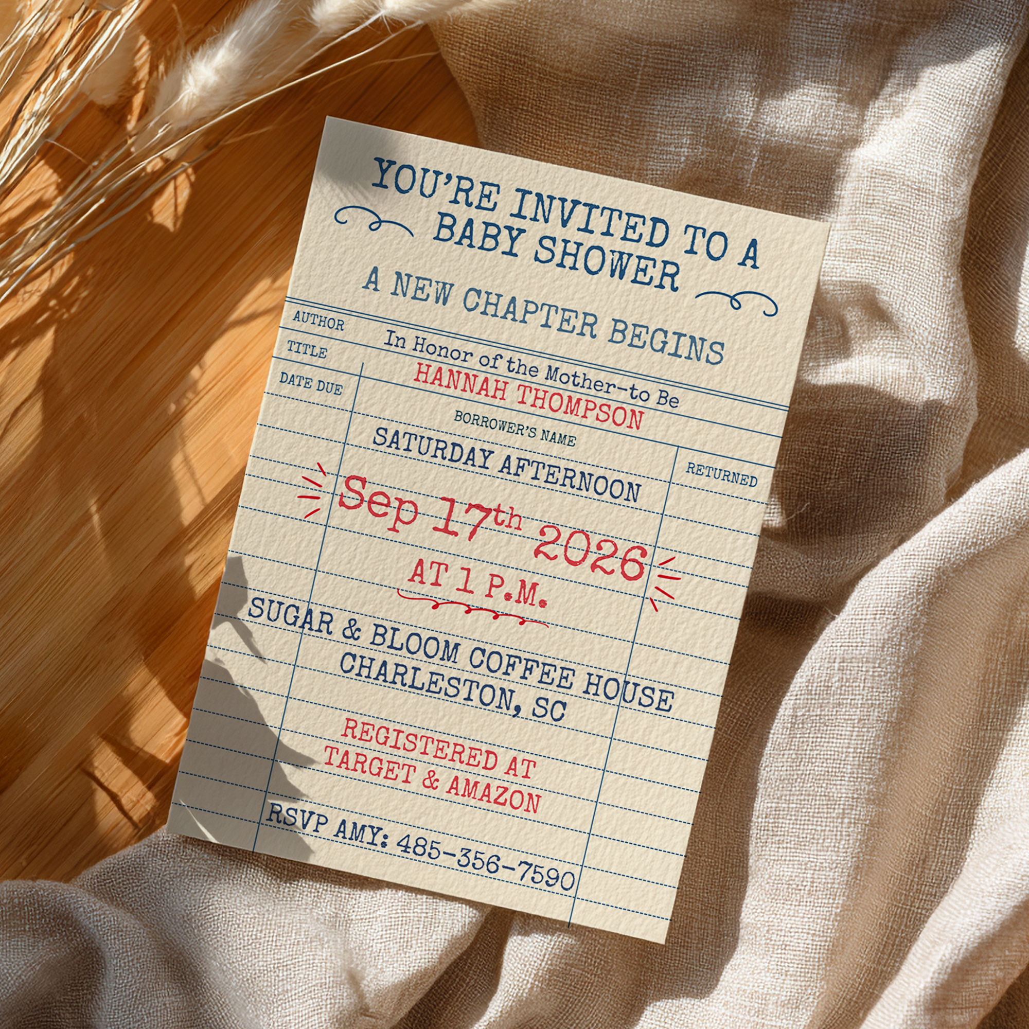 Editable New Chapter Begins Baby Shower Invitation | Instant Download