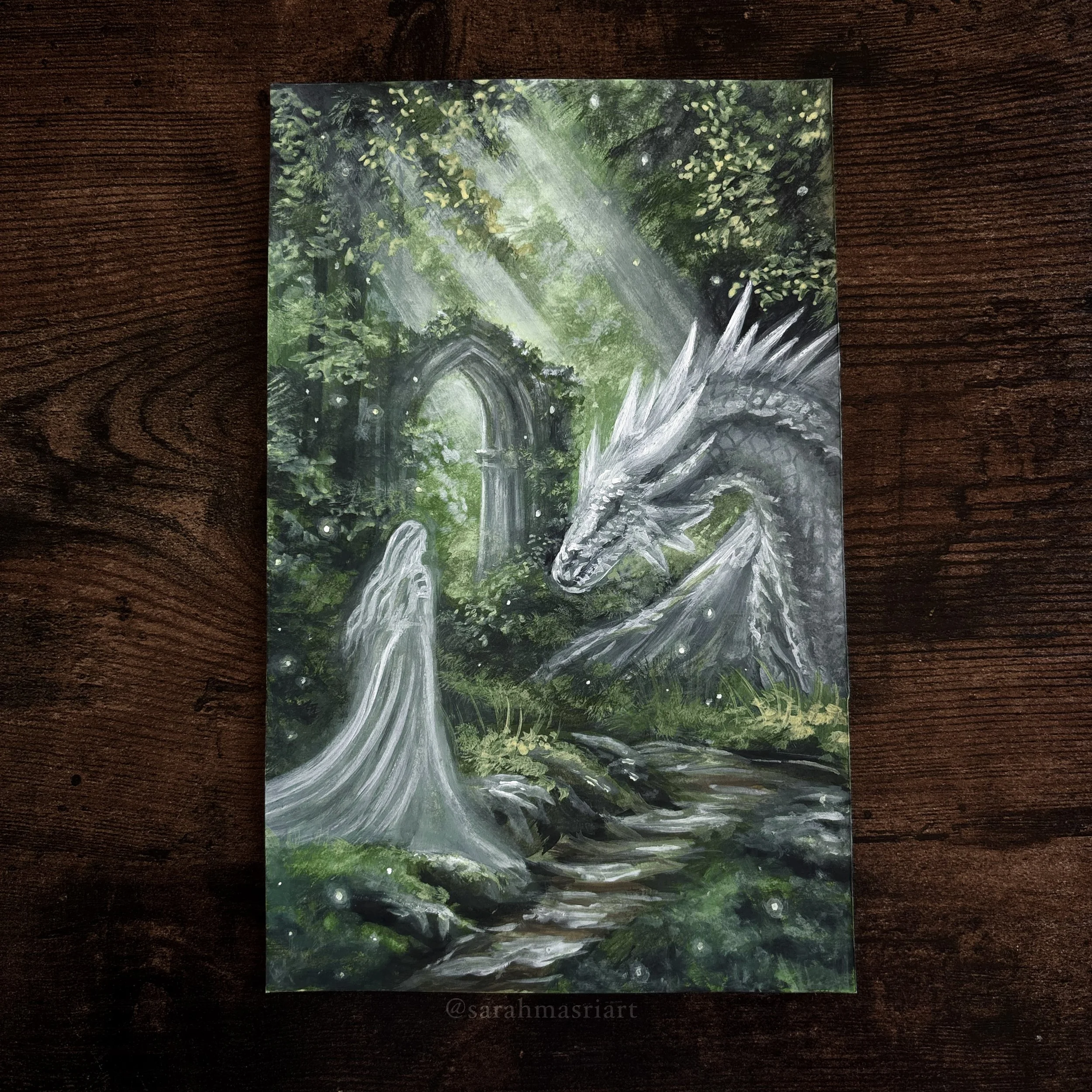 “A Quiet Meeting” - Pre-order 8 x 10 inch