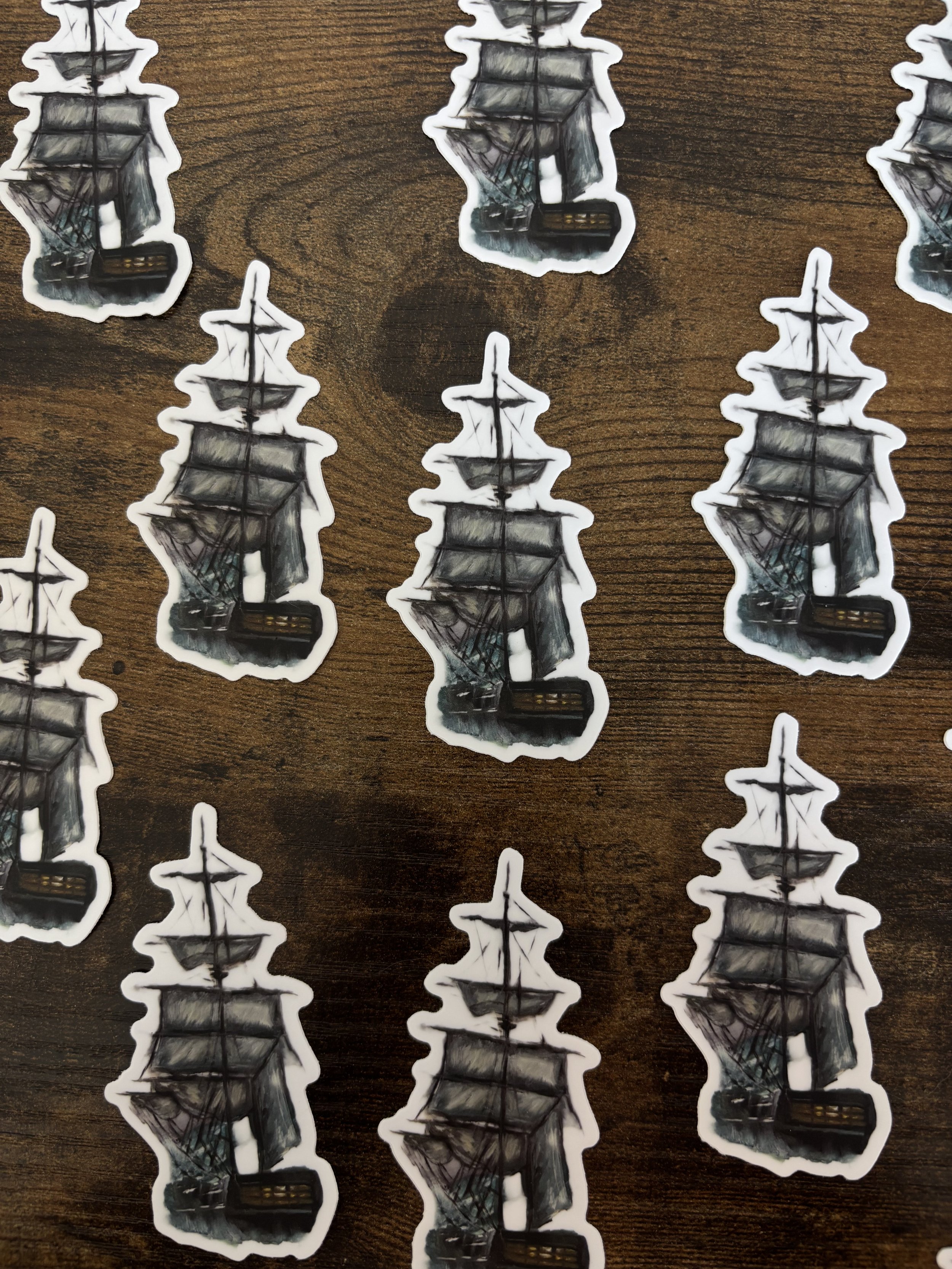 ‘Sailing Ship Sticker’