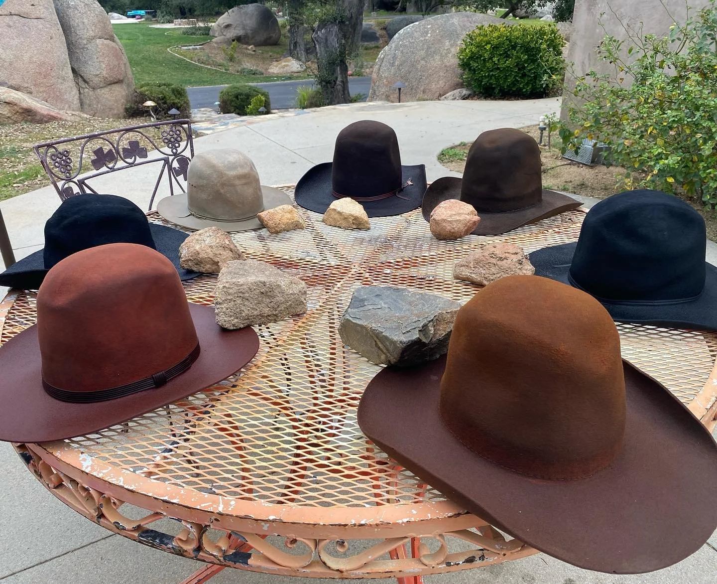 There&rsquo;s a &ldquo;right&rdquo; way to make a hat, and then there&rsquo;s the D69 way&hellip; #natural #elements #rain #sun #rocks #D69Hats #hat #kustomkulture #reclaimed #recycled #repurposed