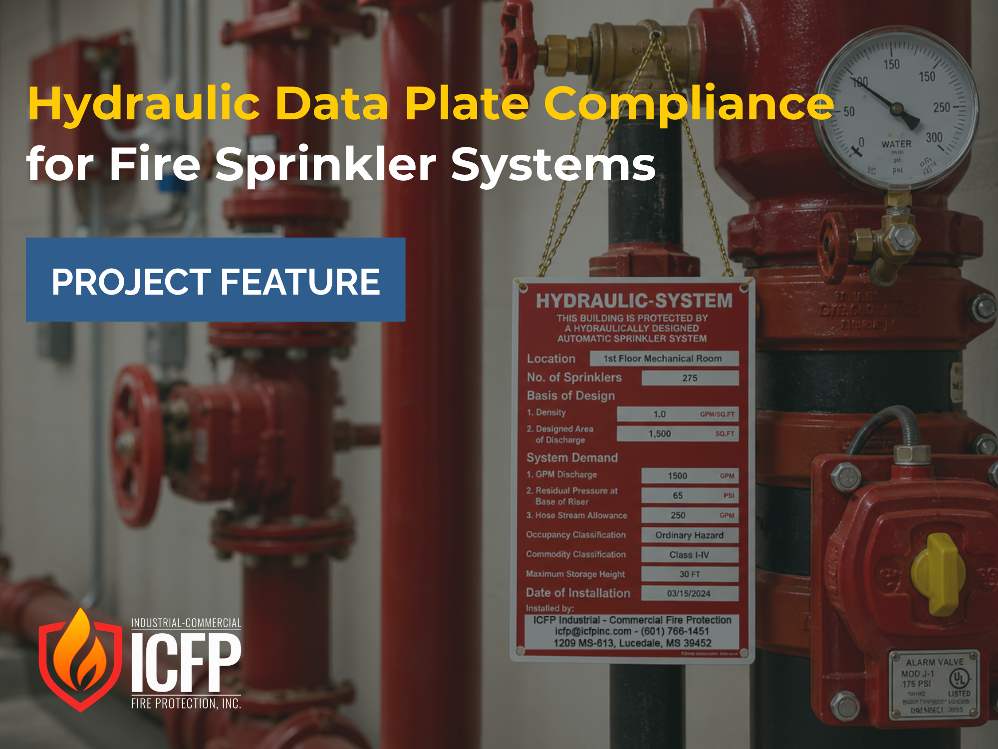 Hydraulic Data Plate Compliance for Fire Sprinkler Systems