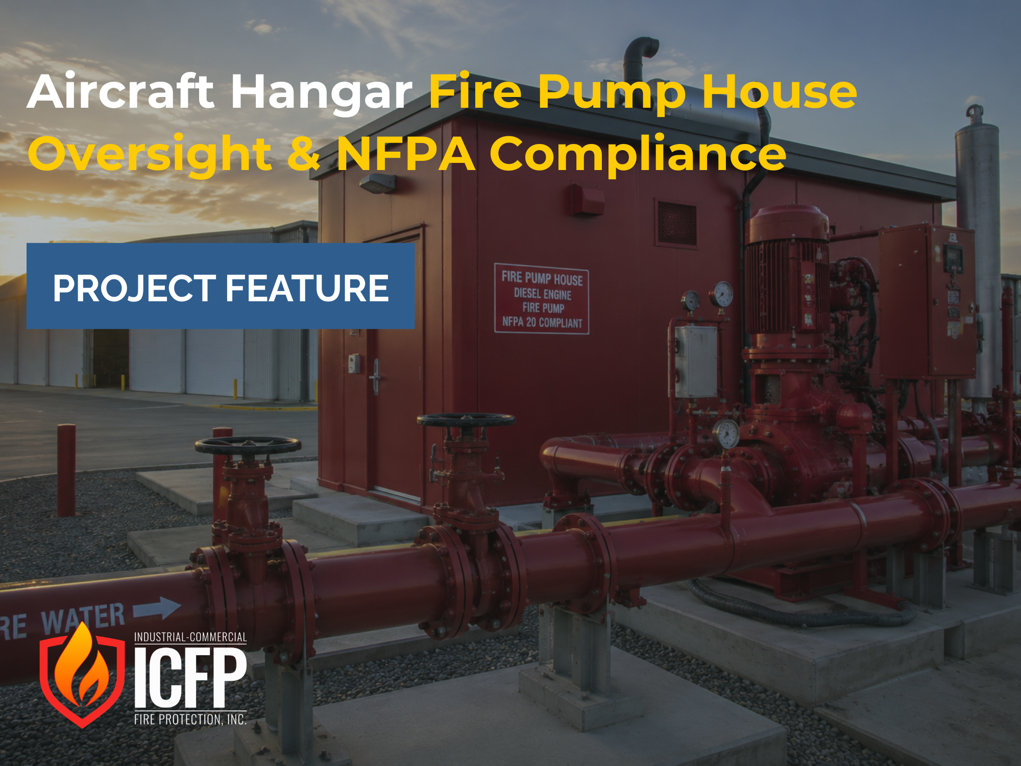 Aircraft Hangar Fire Pump House Oversight &amp; NFPA Compliance