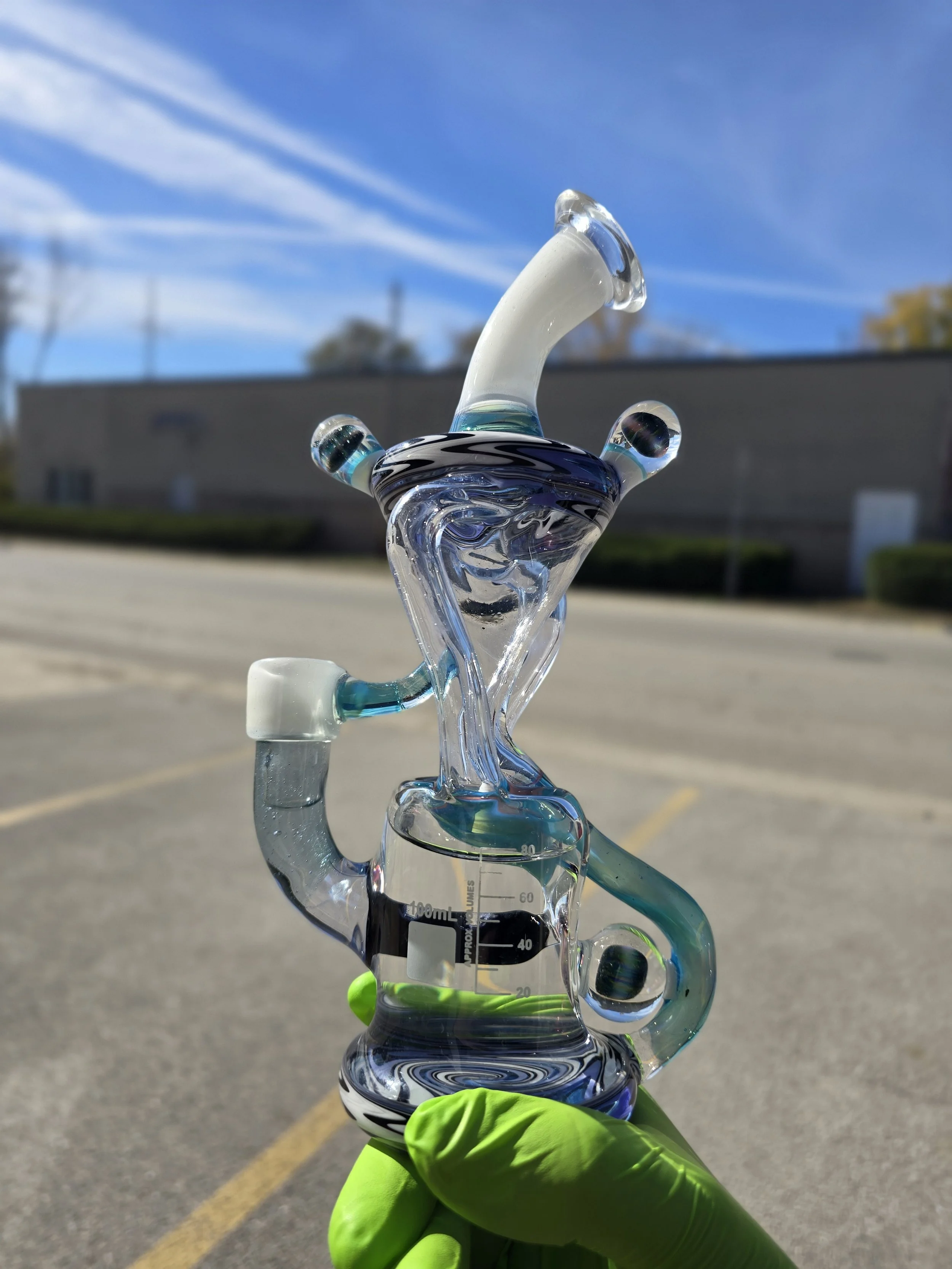 Flow Reactor Recycler with halo opals