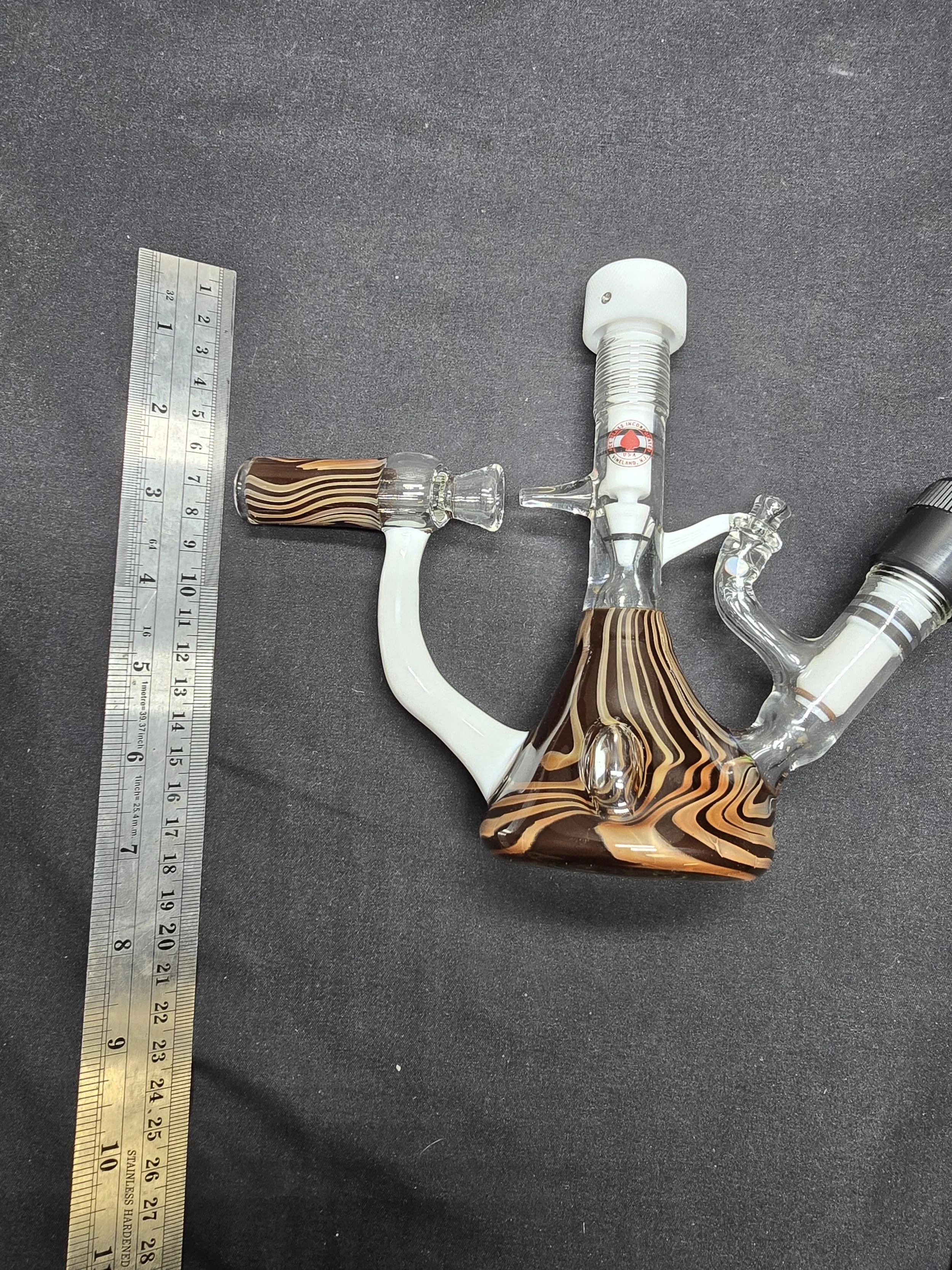 Glass Wood Grain Butane Torch- Groot