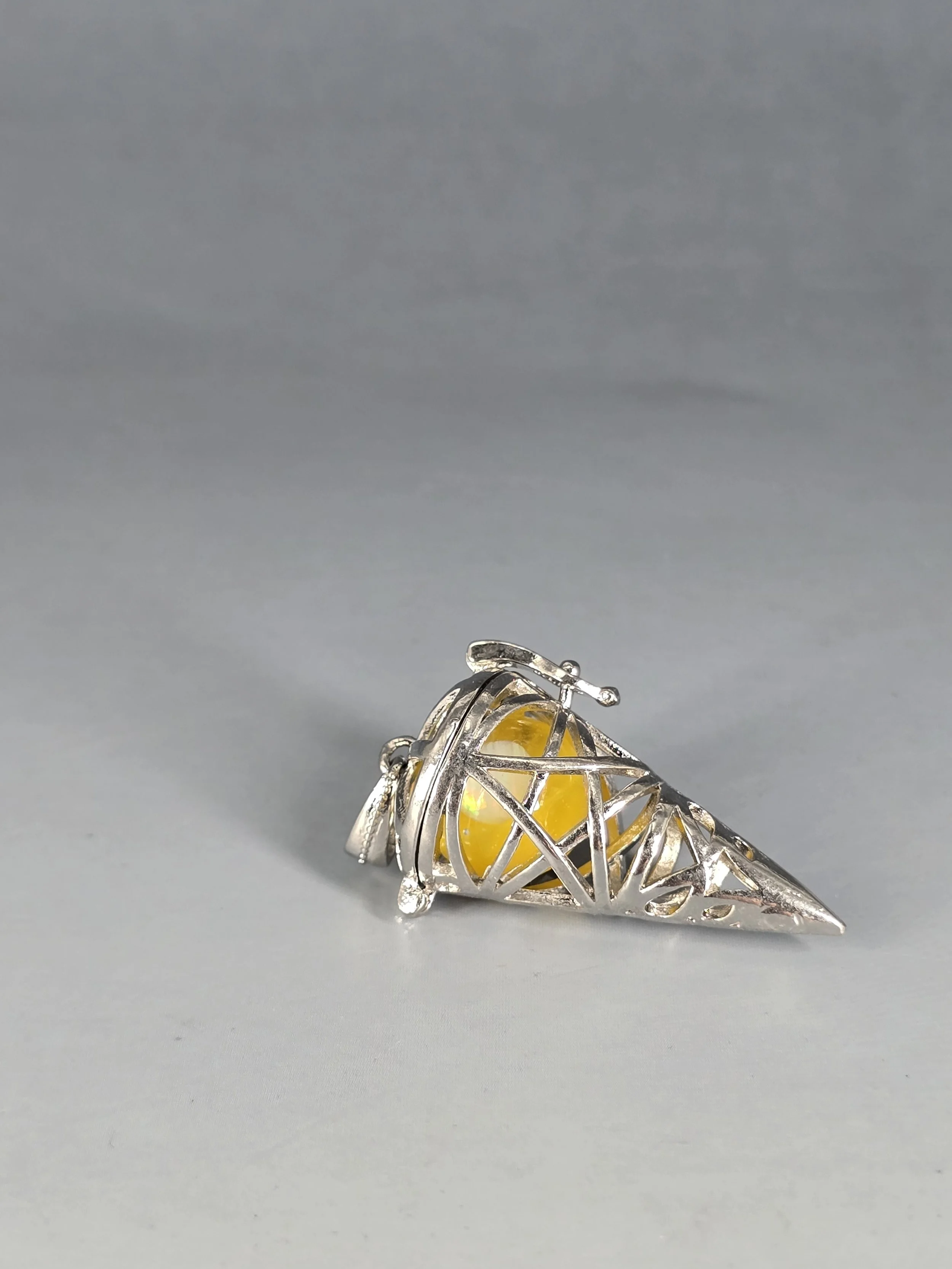 Caged Opal Pendant