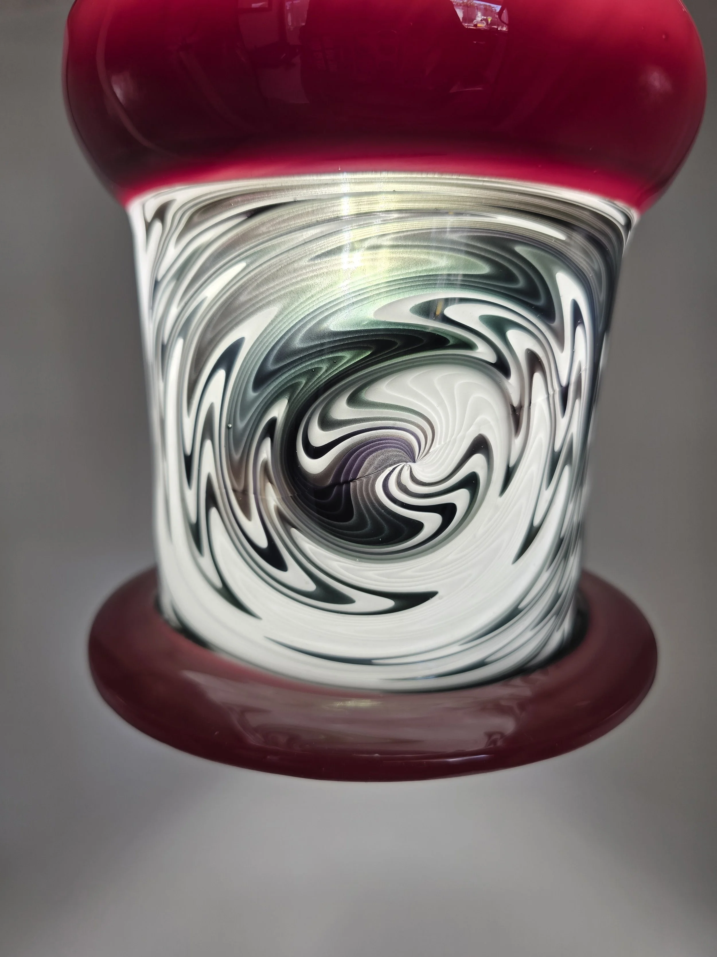 Black, White, and Red lamp
