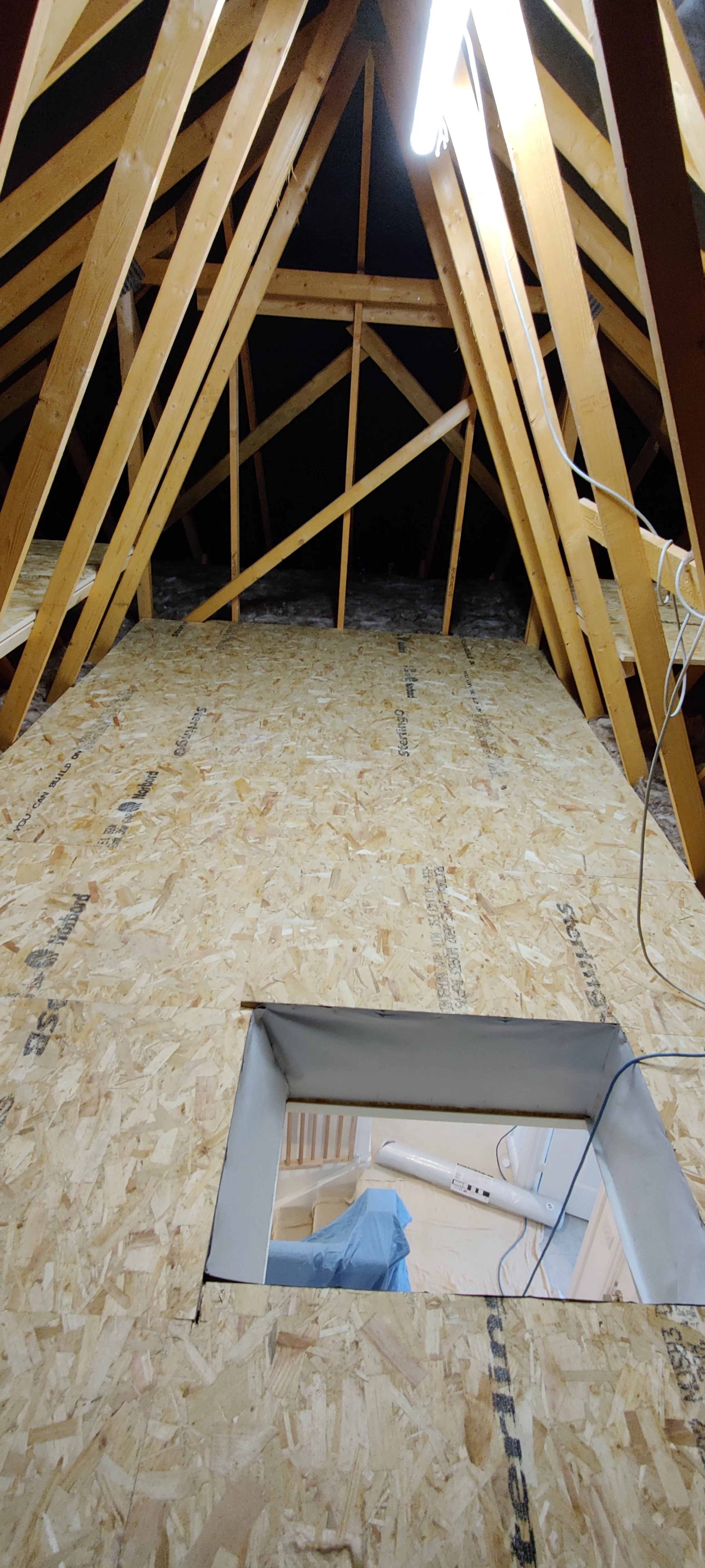 new build property loft boarding