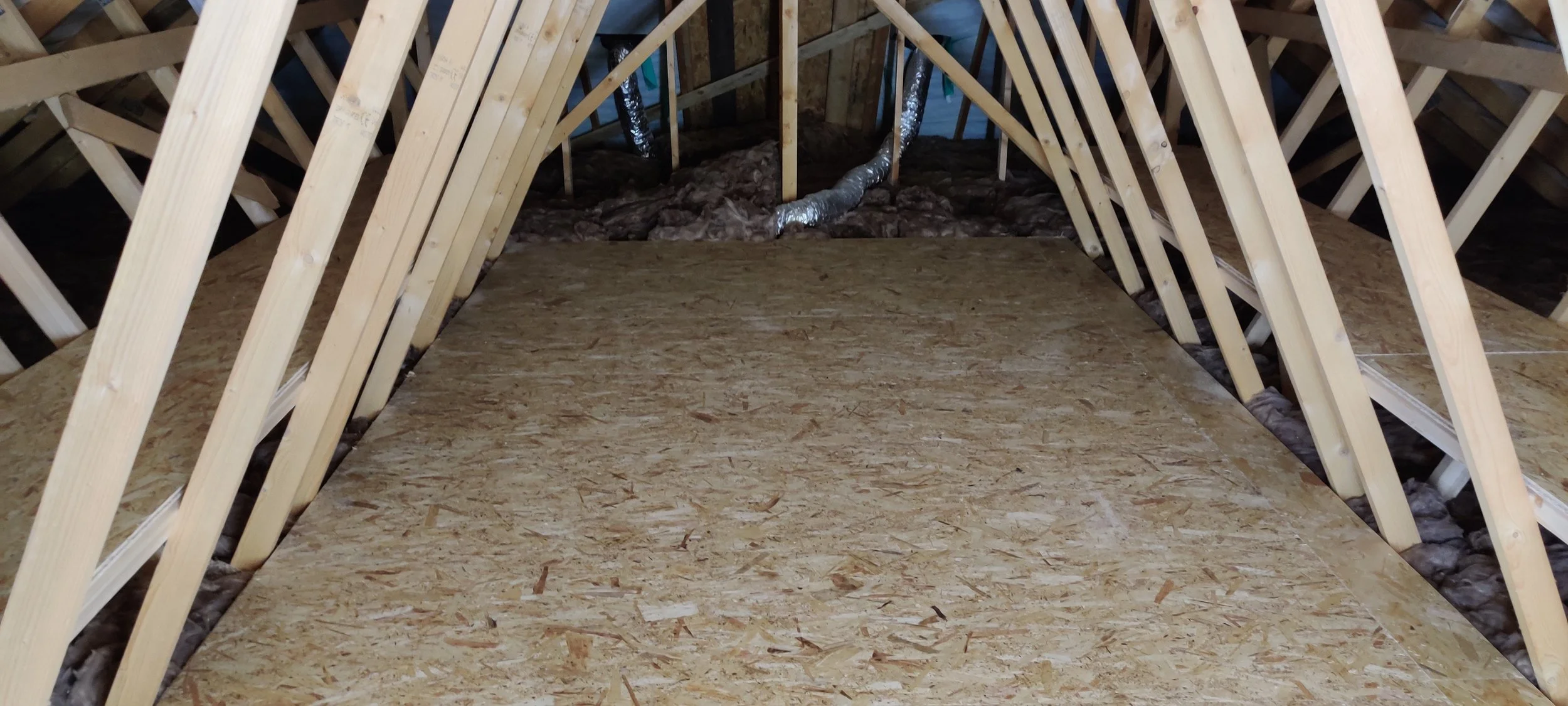 new build property loft boarding