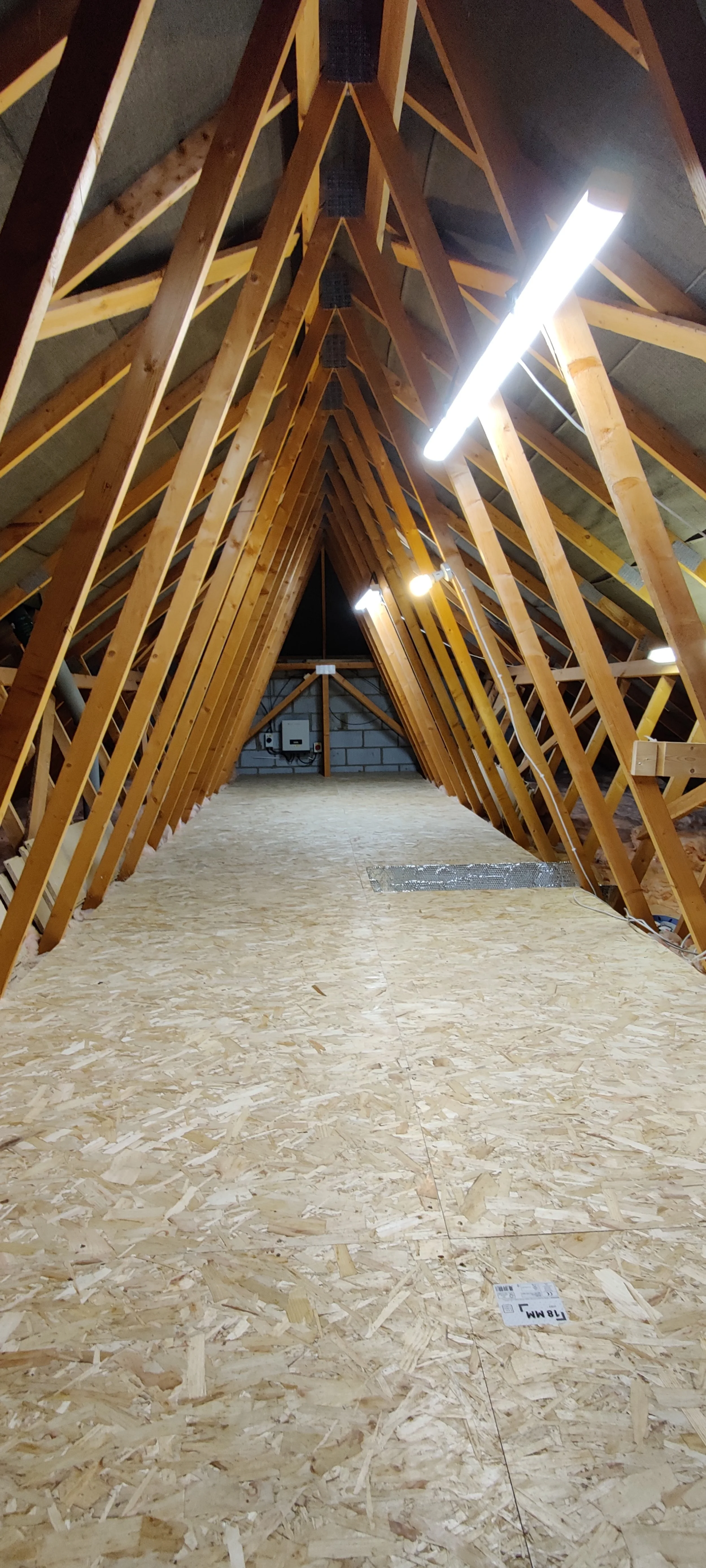 new build property loft boarding
