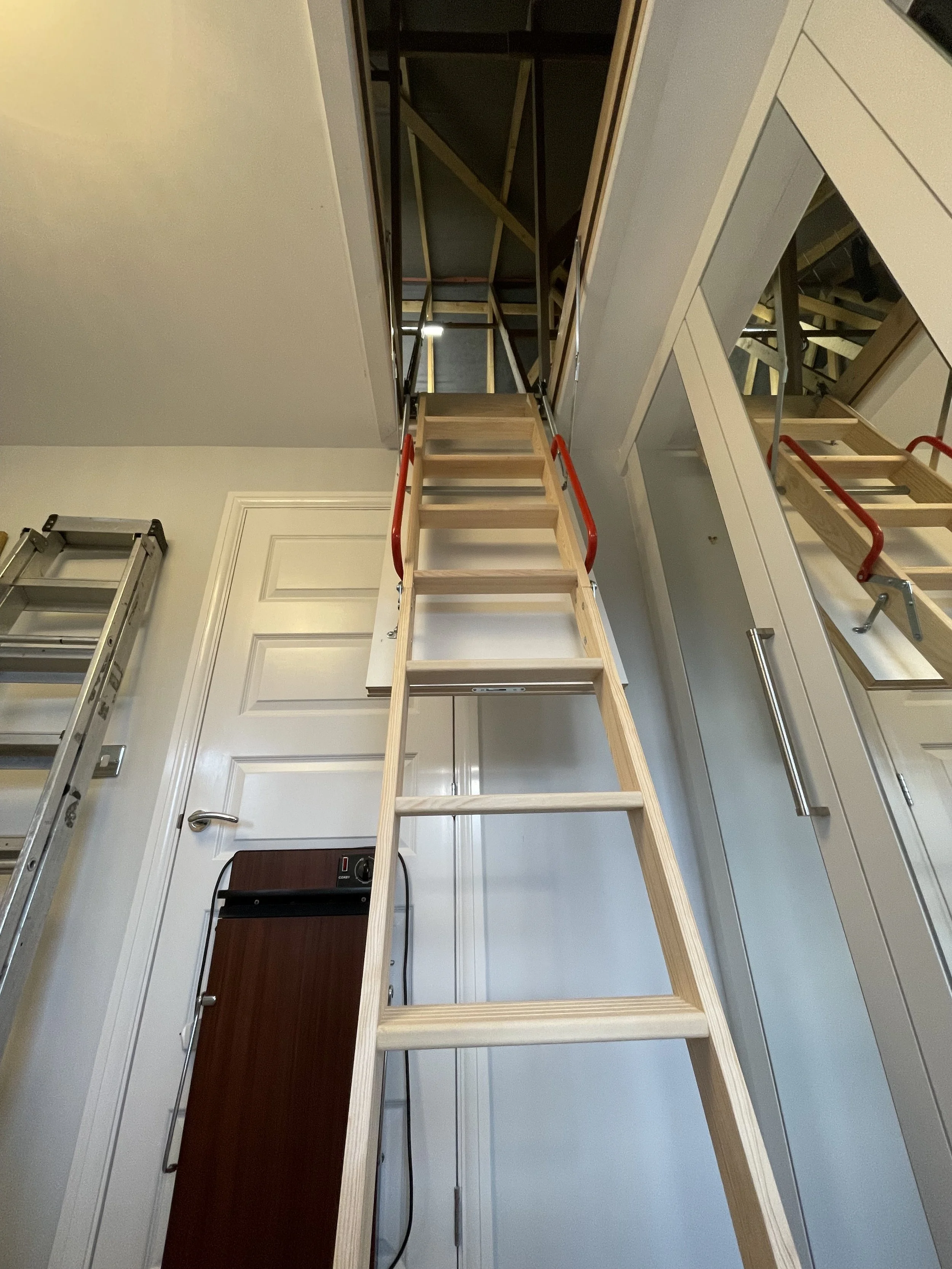 timber loft ladder