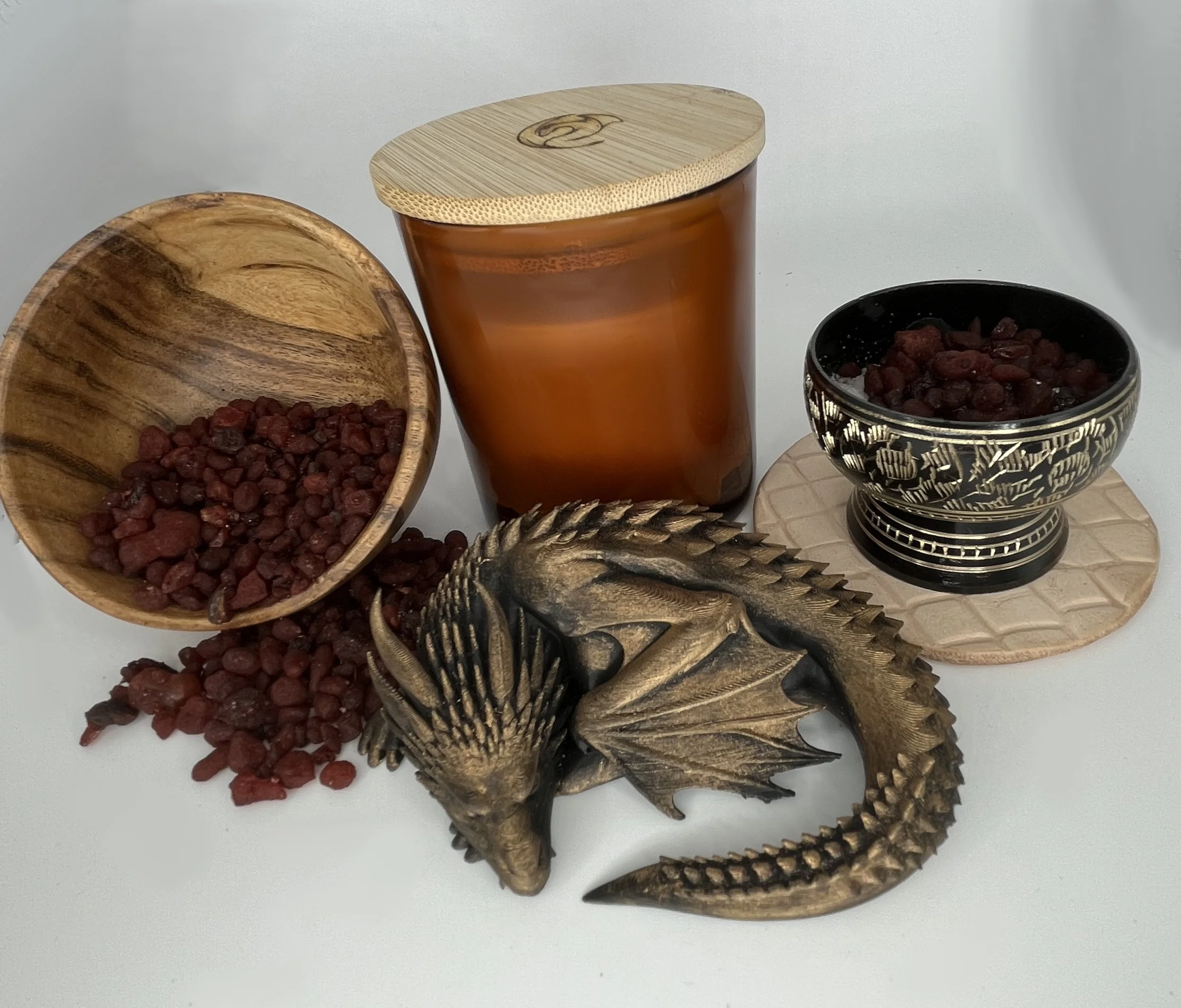 Dragon’s Blood — Hand-Poured Soy & Beeswax Candle