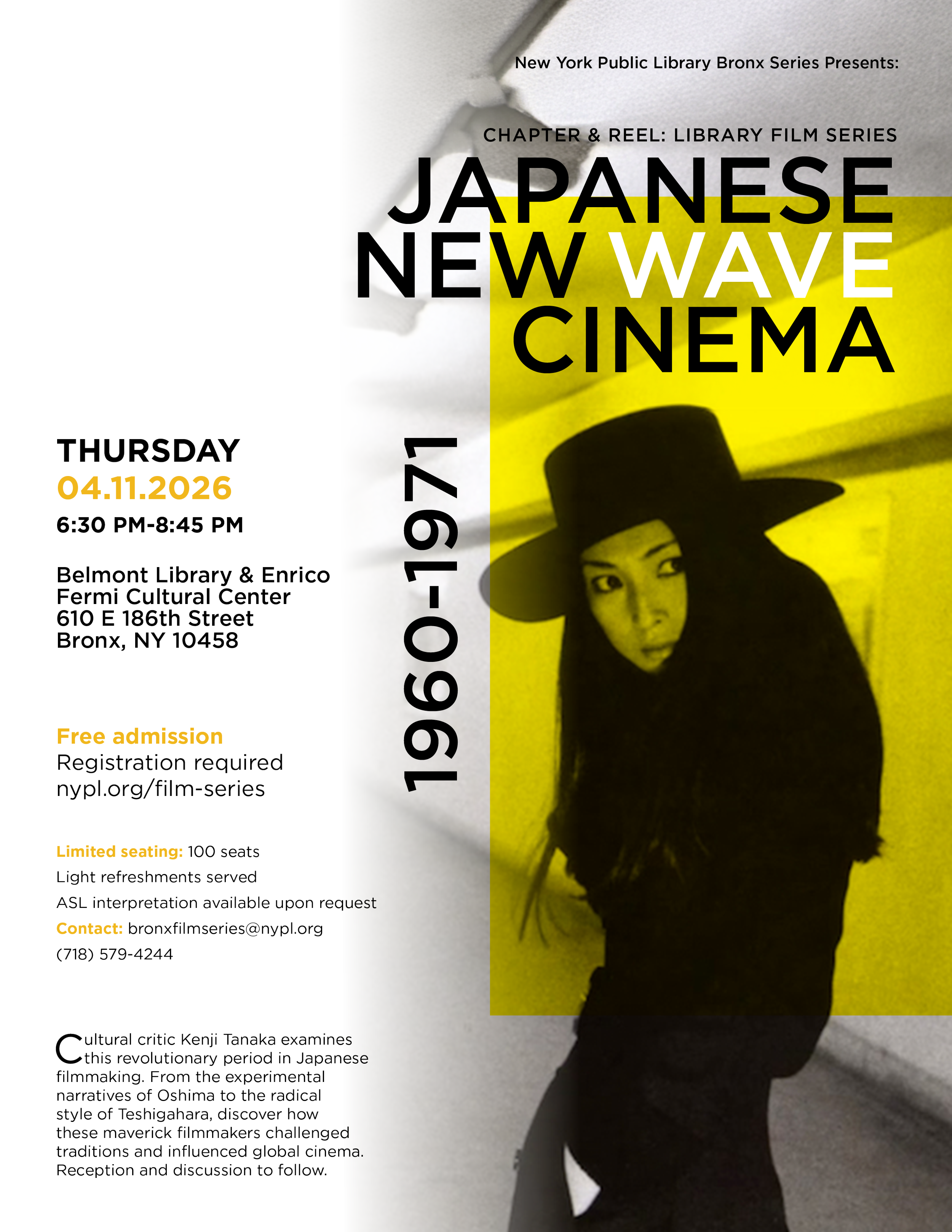 New York Public Library Film Series Posters