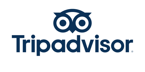Tripadvisor logo featuring an owl face with glasses and the company name.