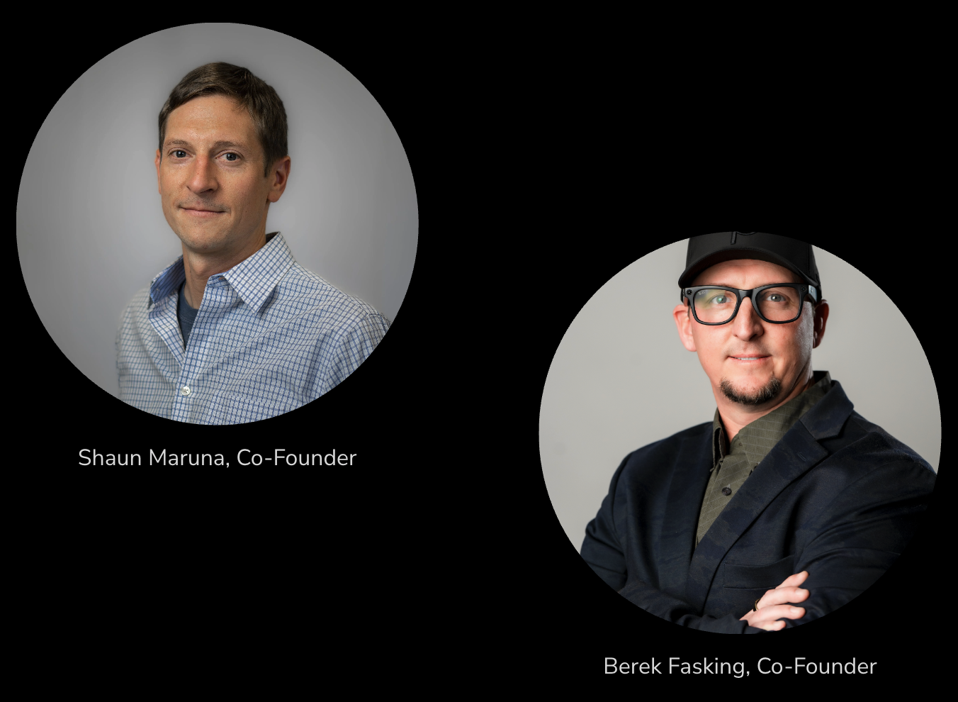 Co-Founders Shaun Maruna and Berek Fasking