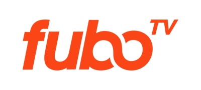 Fubo TV logo in orange text with a slight tilt. Advertising on Fubo Tv for businesses in Henderson Nevada