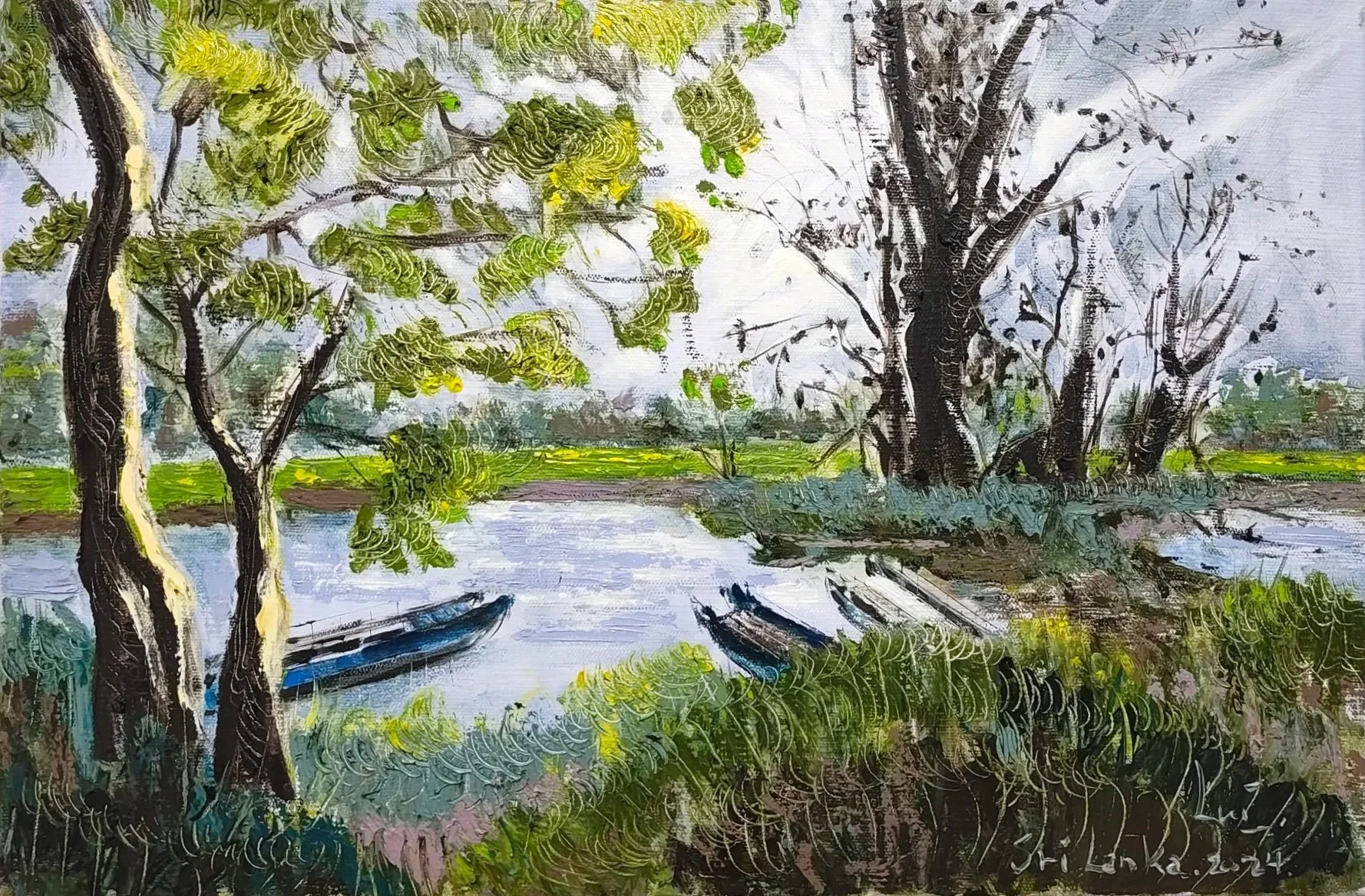 Habarana Lake, Sri Lanka   40cmx60cm