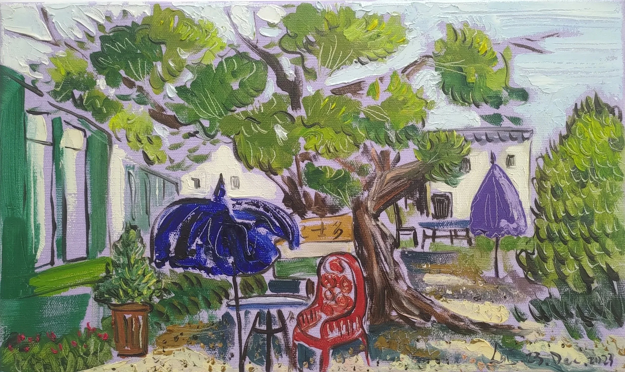 Hok Tsui Village, Hong Kong  40cmx60cm