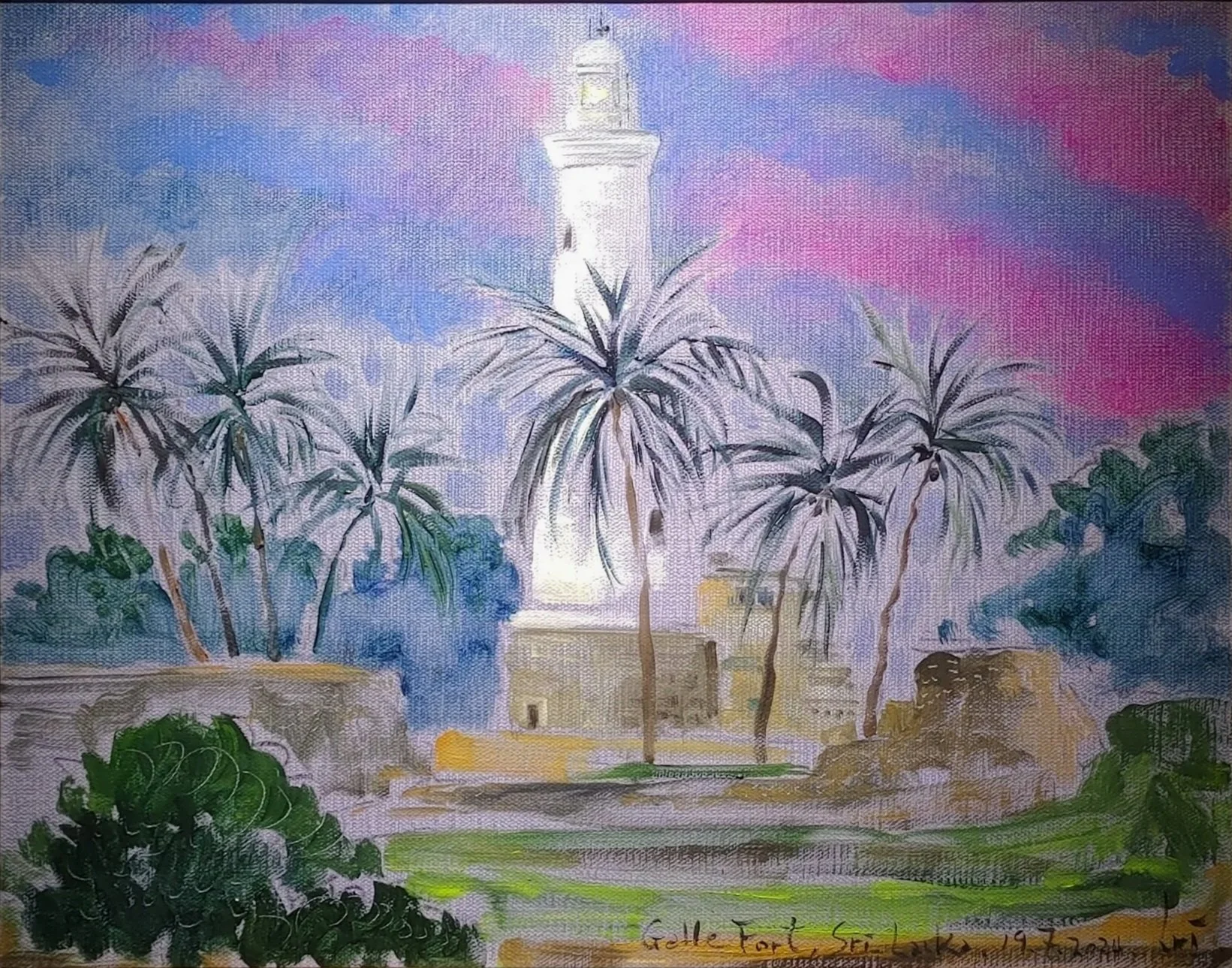 Galle Lighthouse, Sri Lanka   40cmx50cm