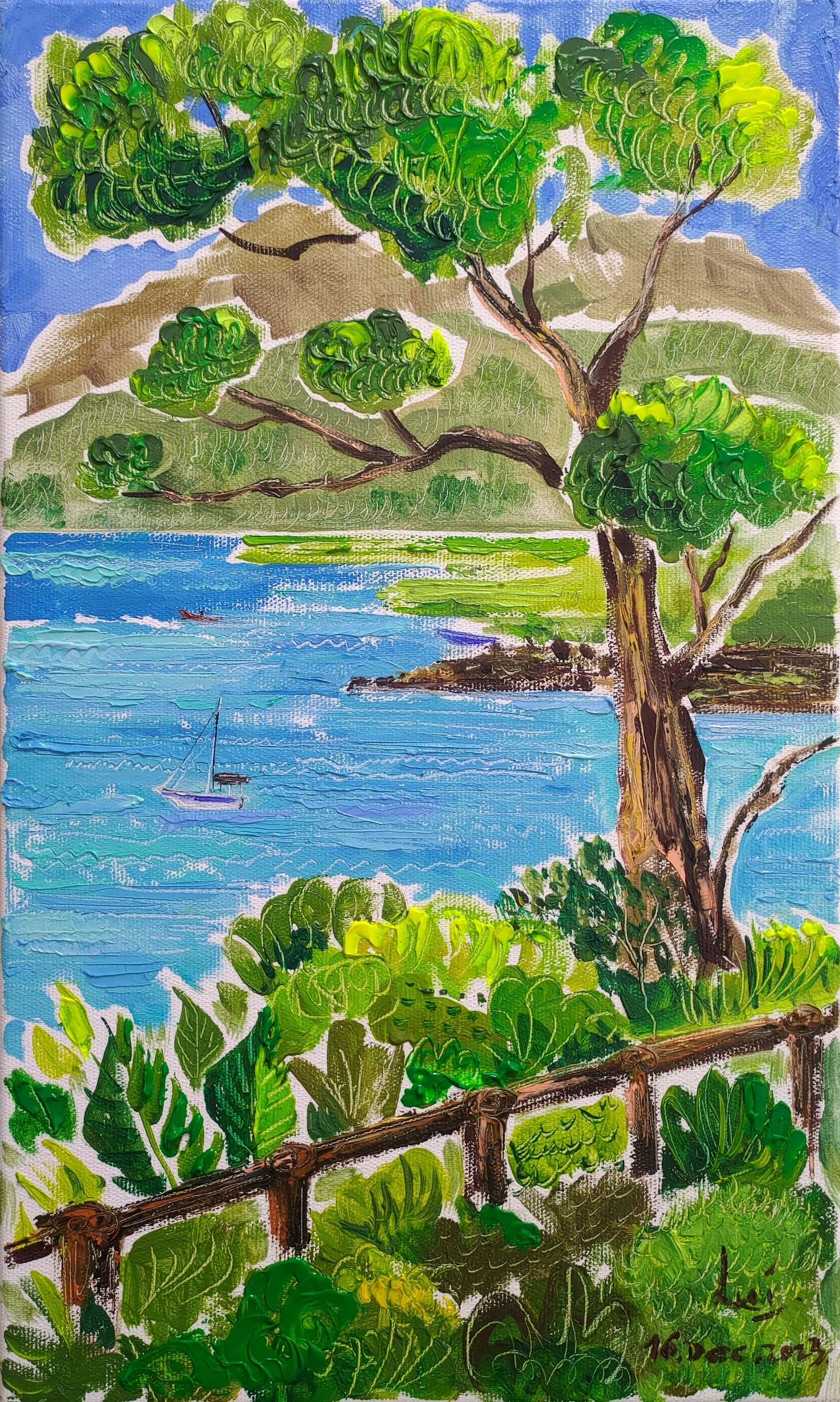 Sai Kung, Hong Kong 60cmx30cm