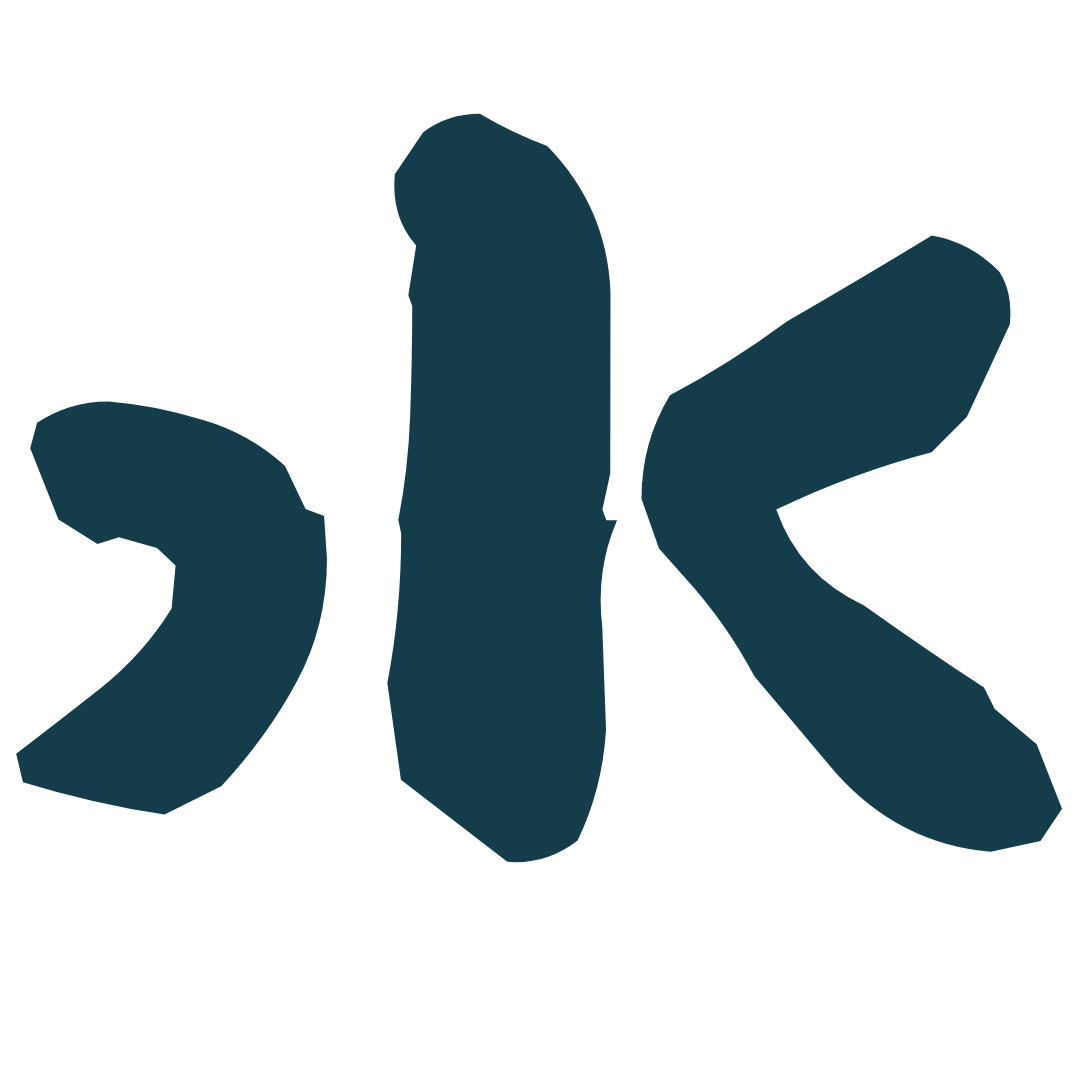 Stylized text spelling out 'OK' in dark teal color using a bold, irregular font.