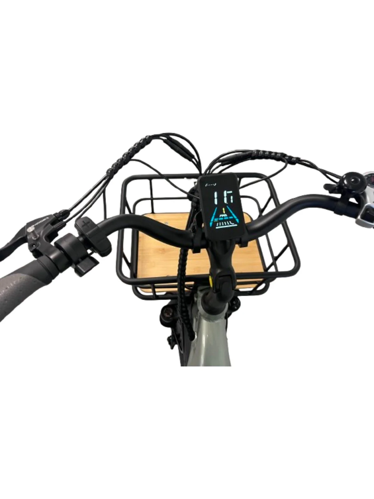 Ryder Drover e-trike colour LCD display and handlebars