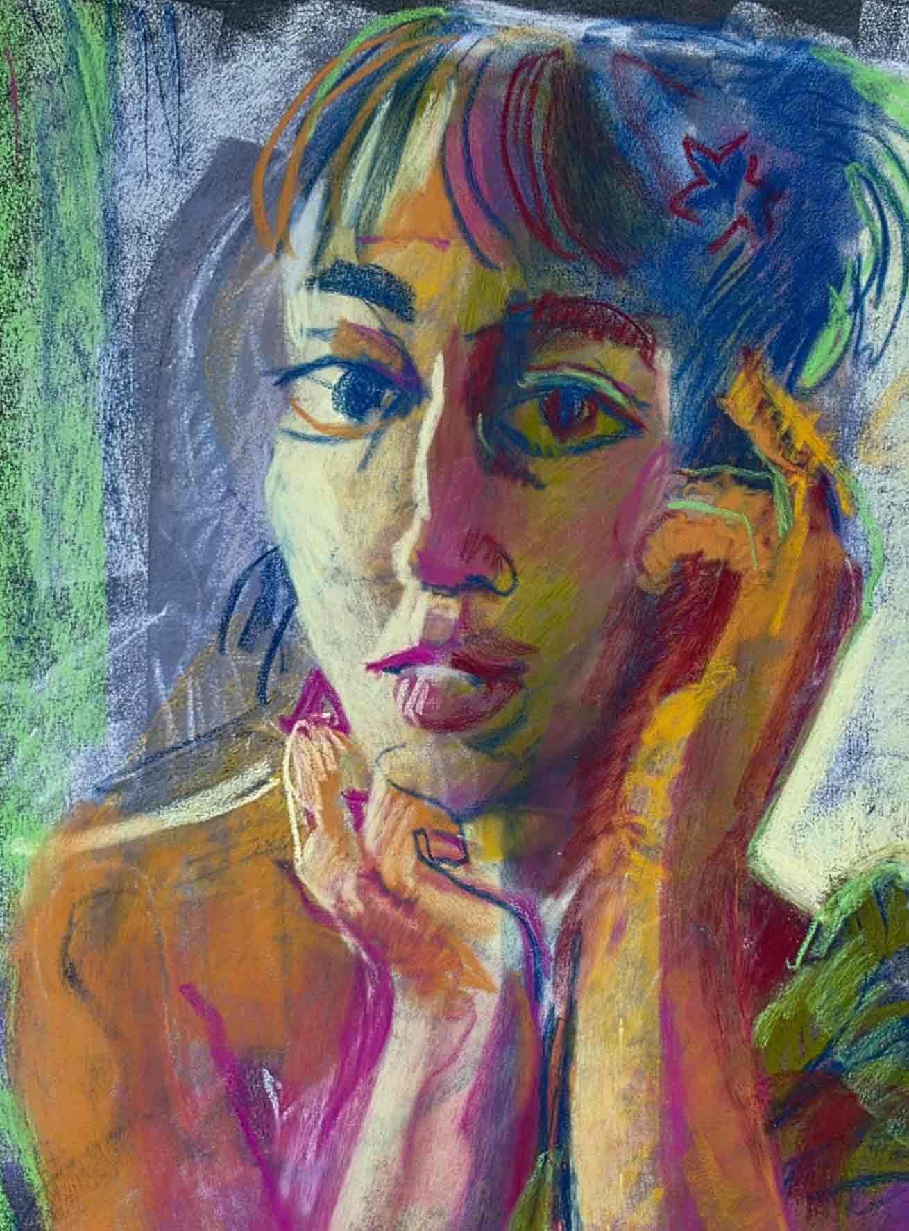 Renske - Live Online Portrait Drawing