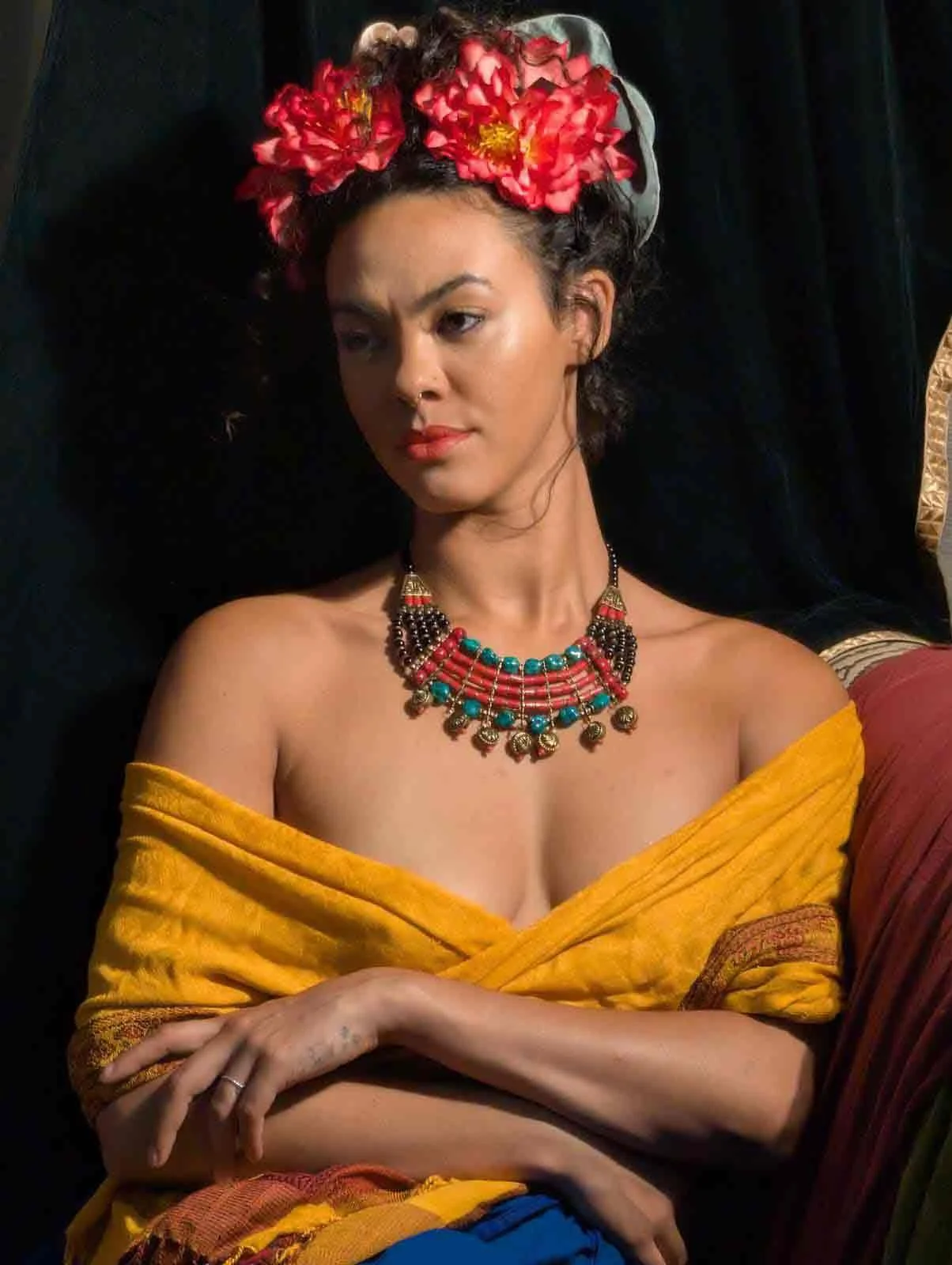 Ziggy as Frida Kahlo  #18 Rental - Recording of Live portrait session August 2026