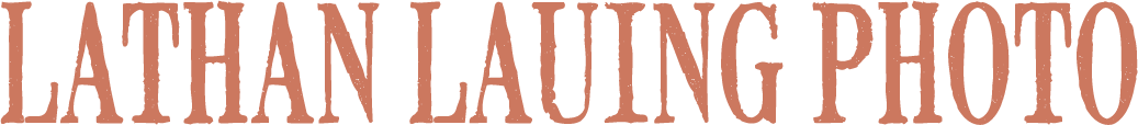 Text that says 'LATHAN LAUING PHOTO' in a stylized font.