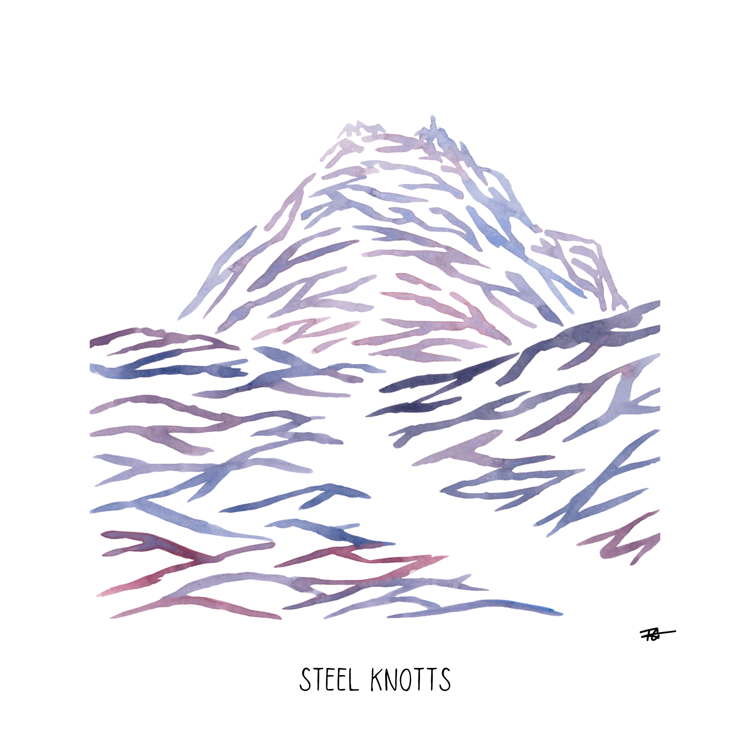 Day 61 Daily Painting - Steel Knotts