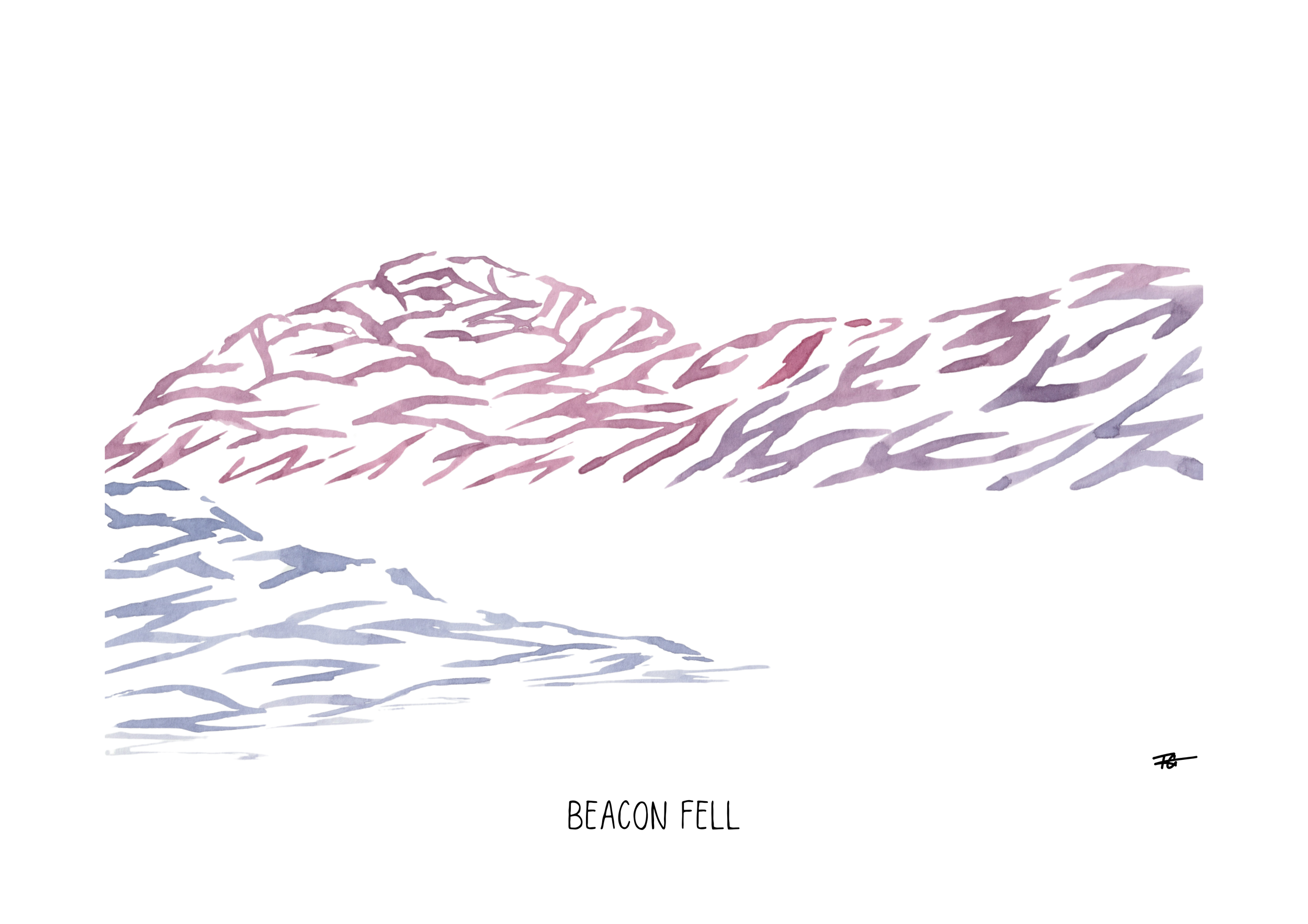Day 13 Daily Painting - Beacon Fell
