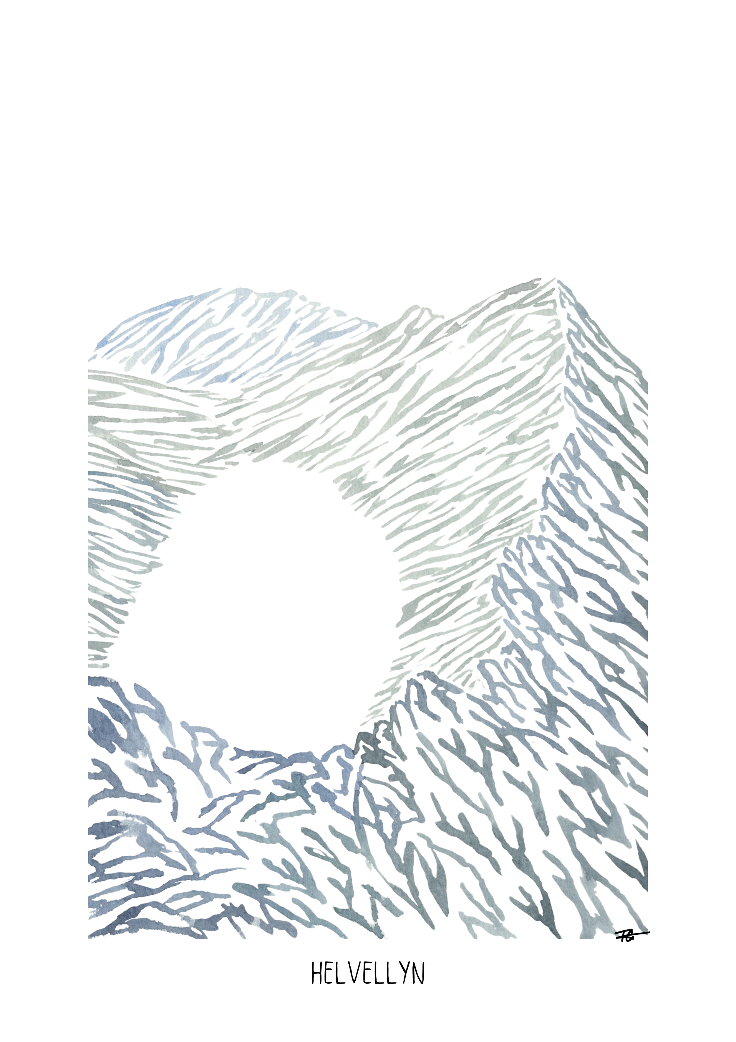 Day 5 Daily Painting - Helvellyn