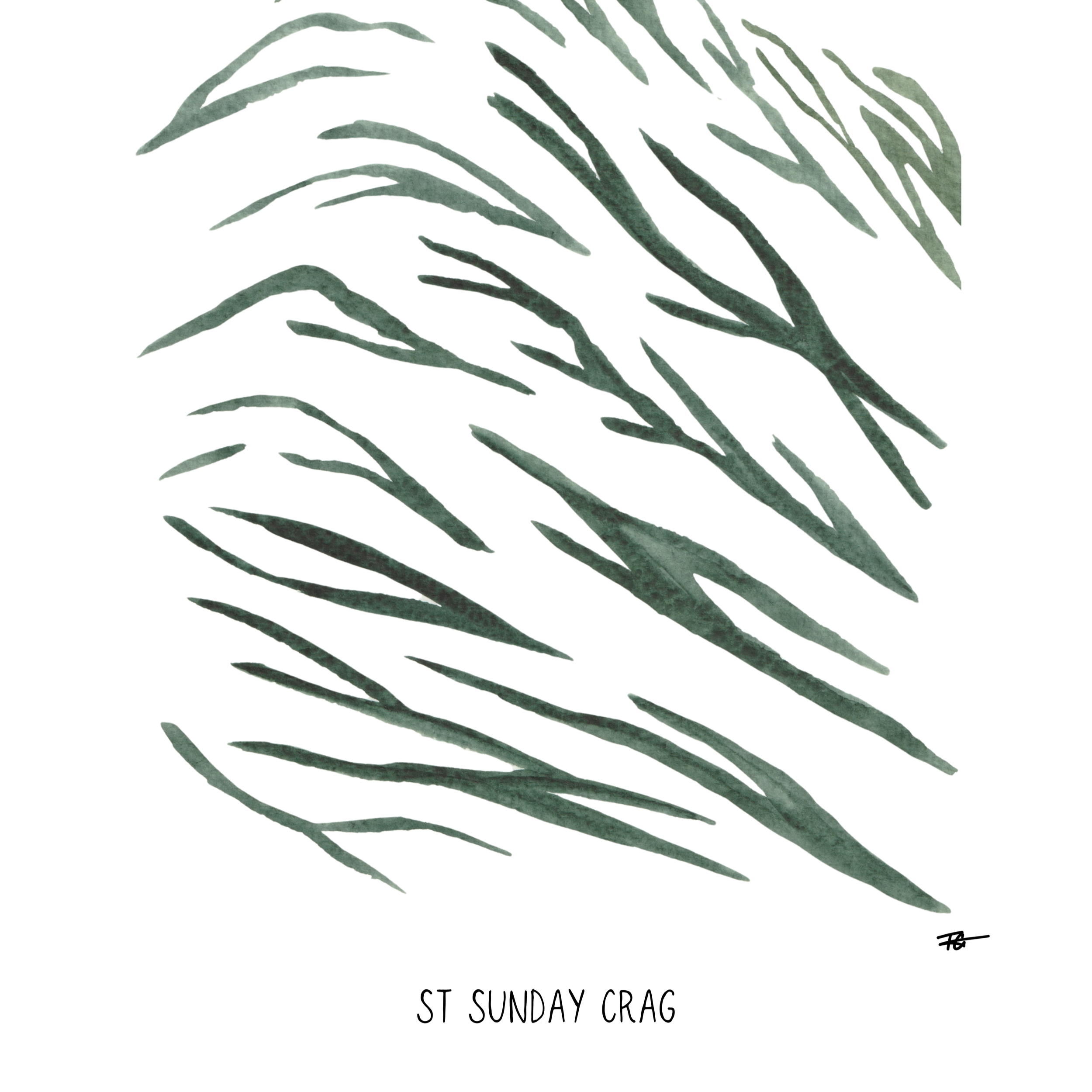 Day 88 Daily Painting - St Sunday Crag