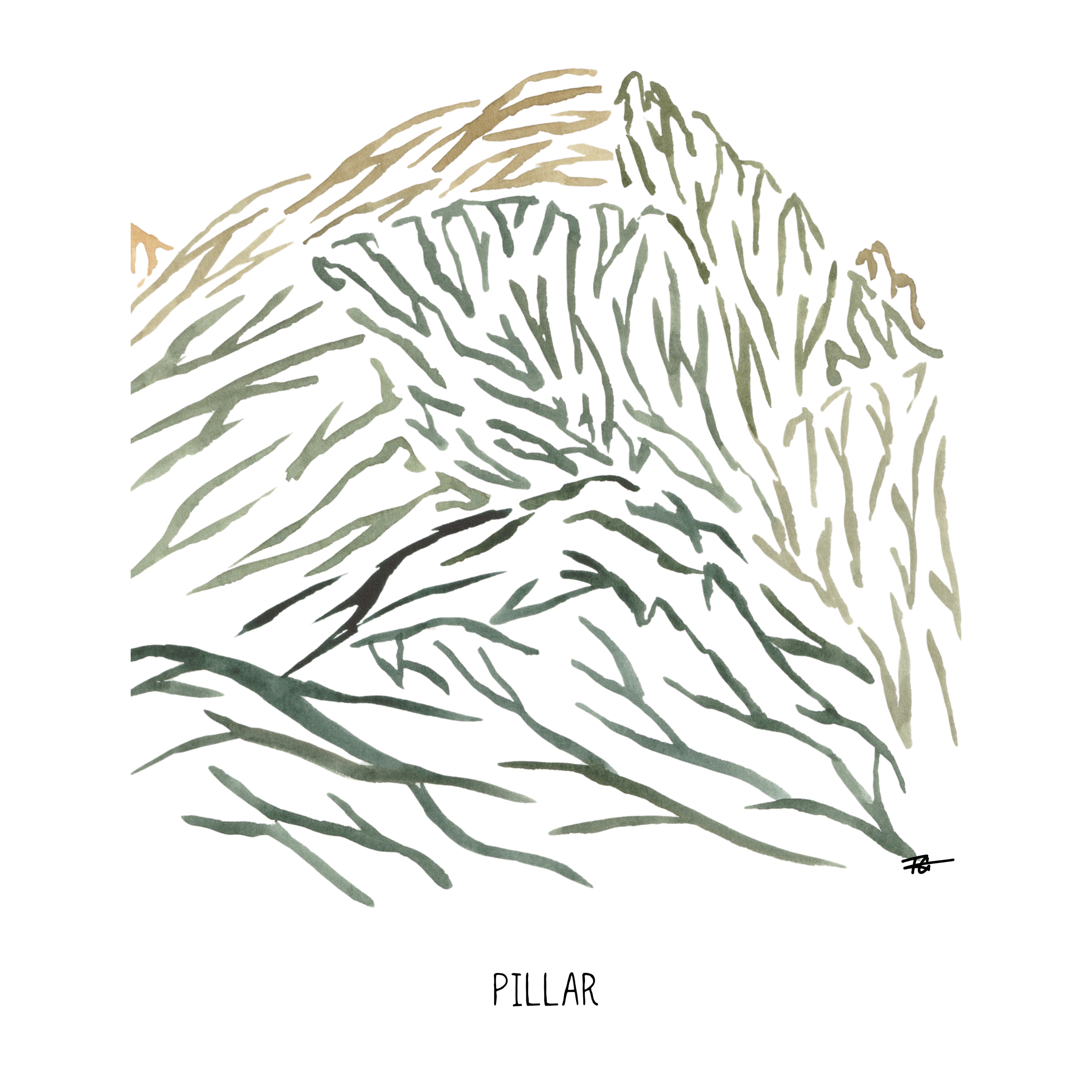 Day 10 Daily Painting - Pillar