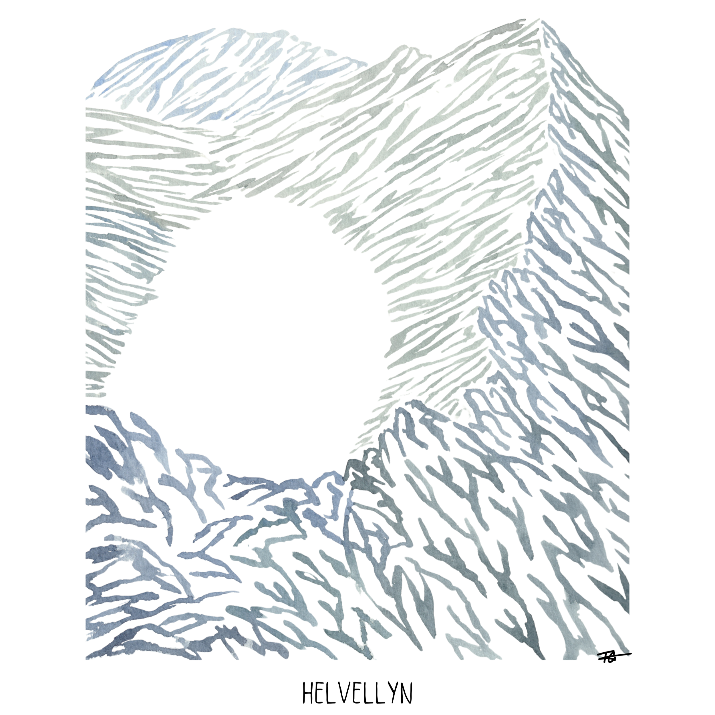 Day 5 Daily Painting - Helvellyn