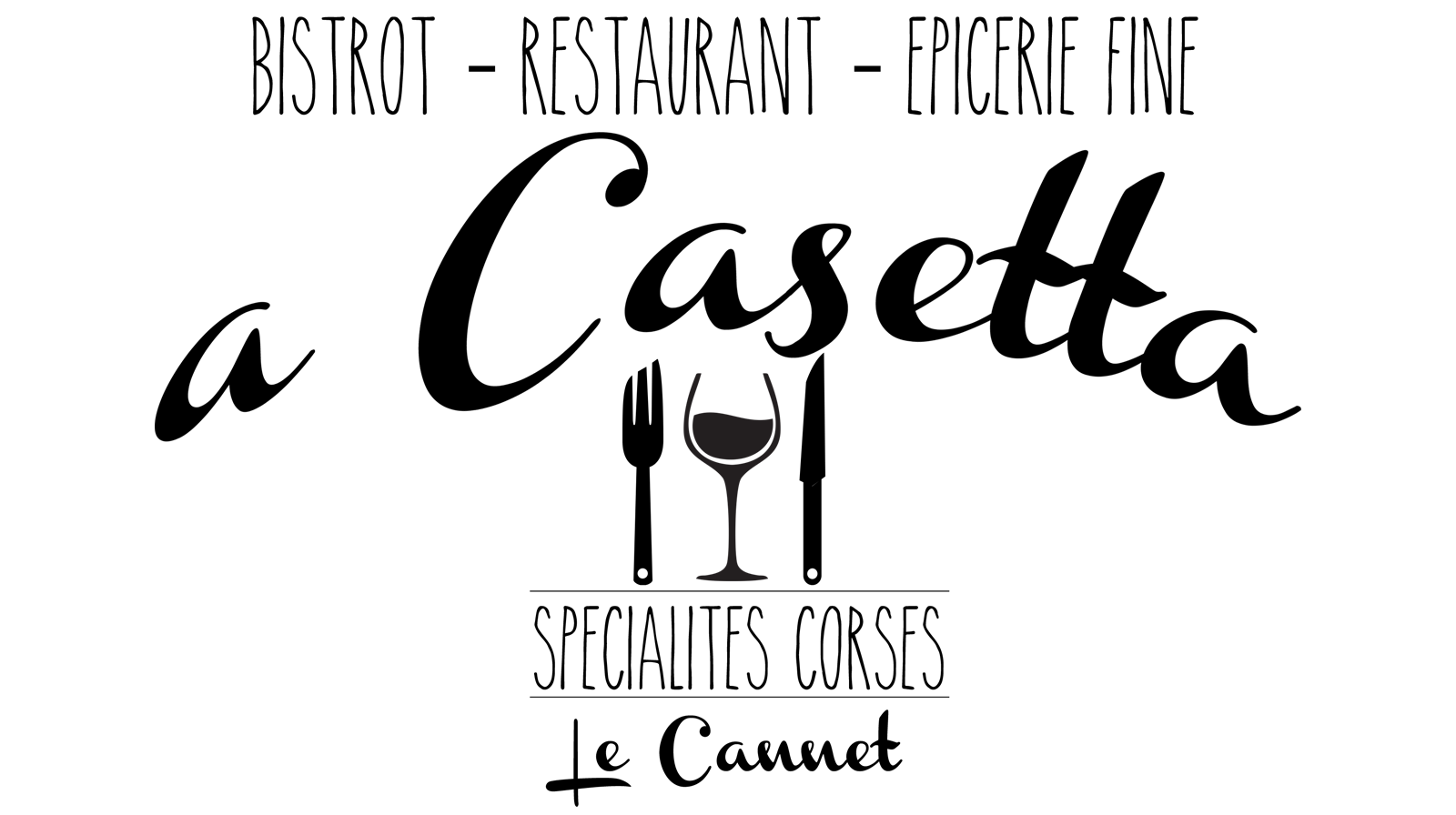 Logo de vin avec un verre de vin stylisé au centre.