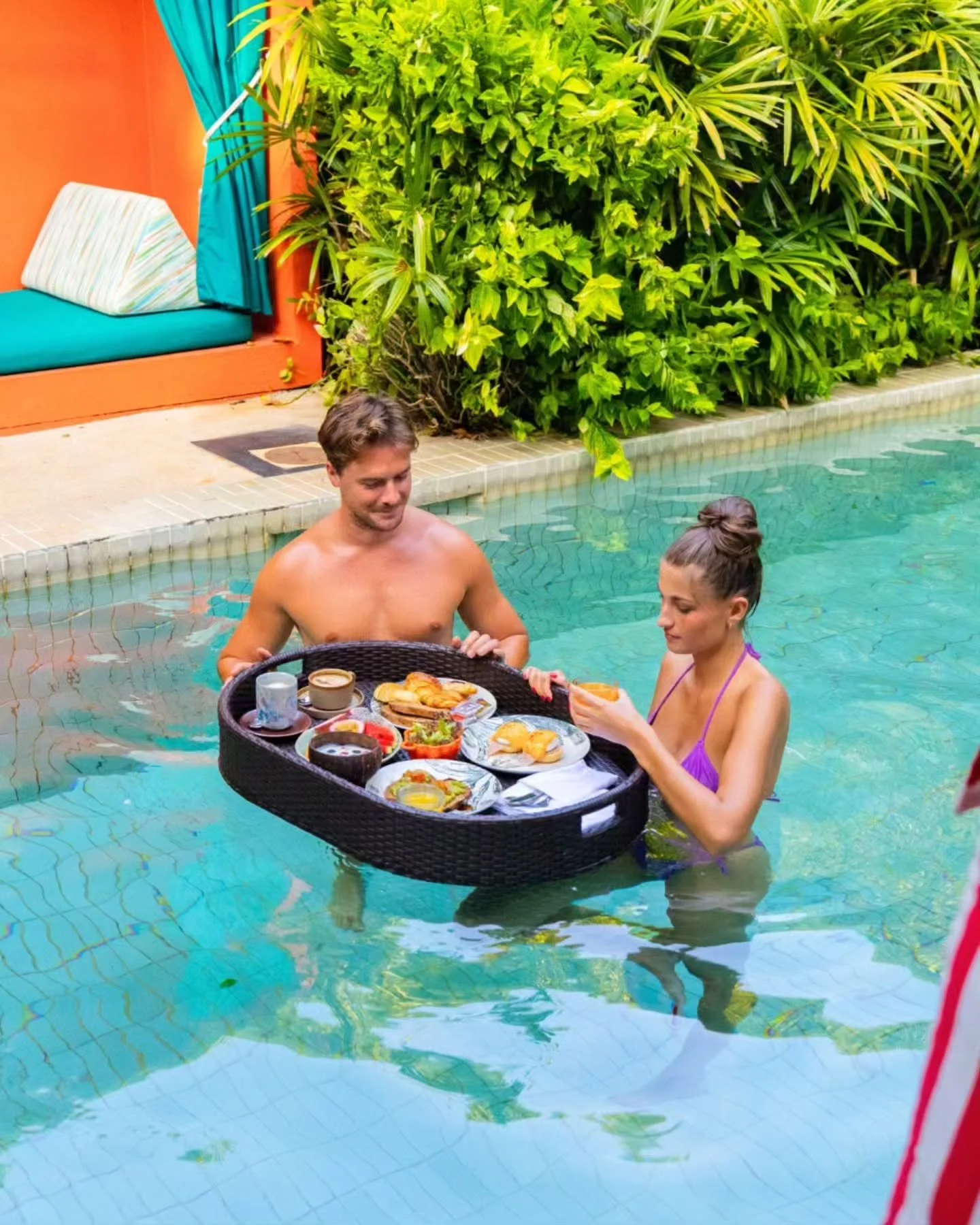 A more special kind of morning happiness&hellip; with a floating breakfast served in your private pool, letting you enjoy a romantic start to the day🏖️🍳

#TolaniResortKohSamui #KohSamui #TropicalVibes #ResortLife #Thailand