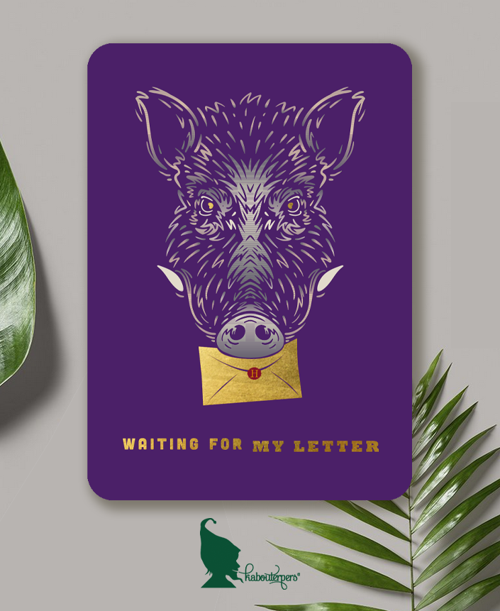 Animals are like people postkaart Waiting for my letter