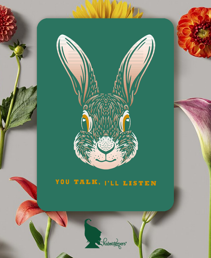 Animals are like people postkaart You Talk