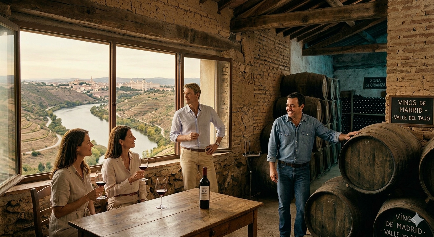 Ruta del Vino Valle del Tajo - Visita a bodegas y viñedos cerca de Madrid - Club Wiwan Travel